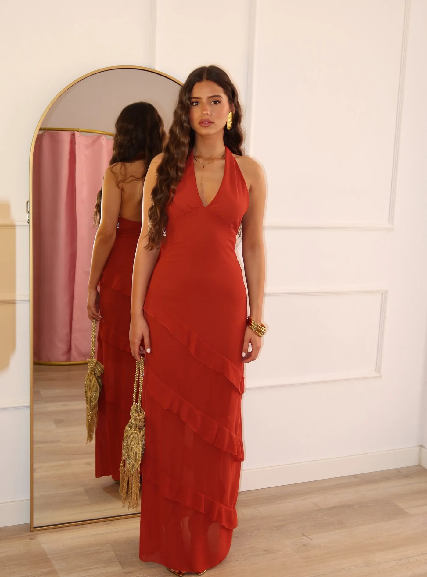 Vestido Aria Teja
