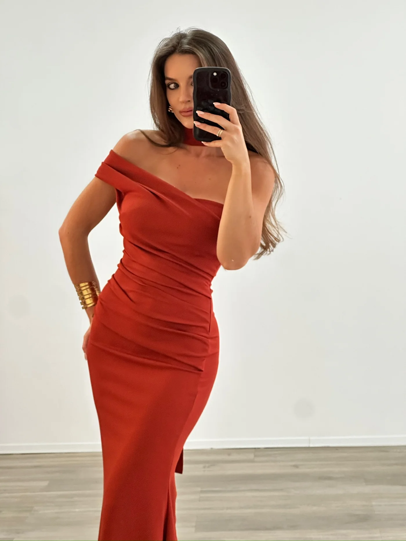 vestido beliver teja