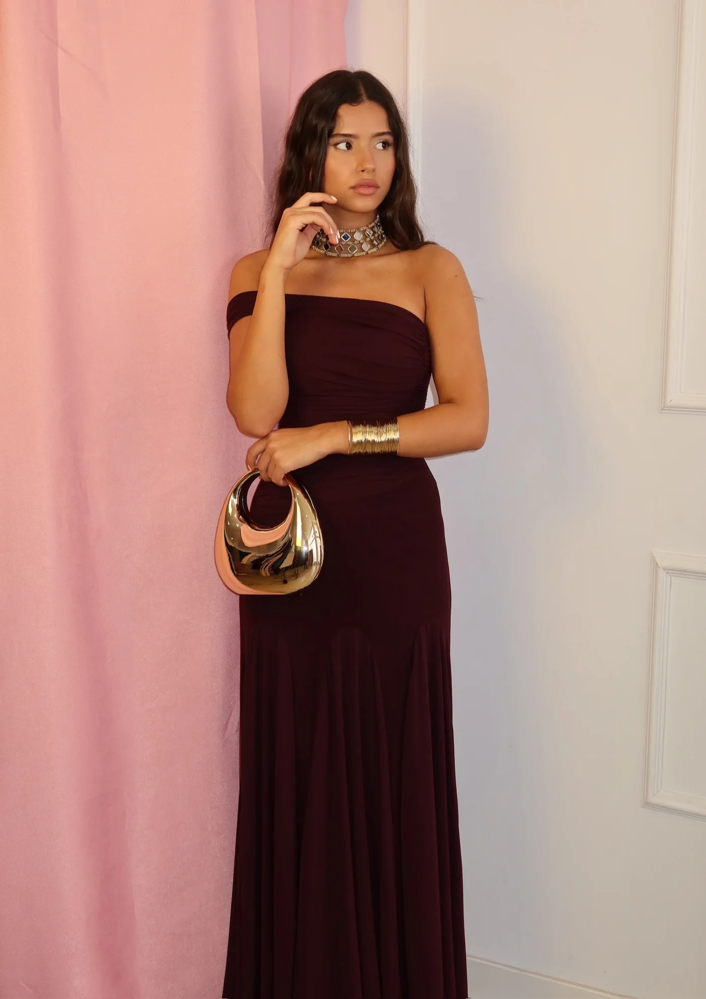 Vestido Bonaire Burdeos