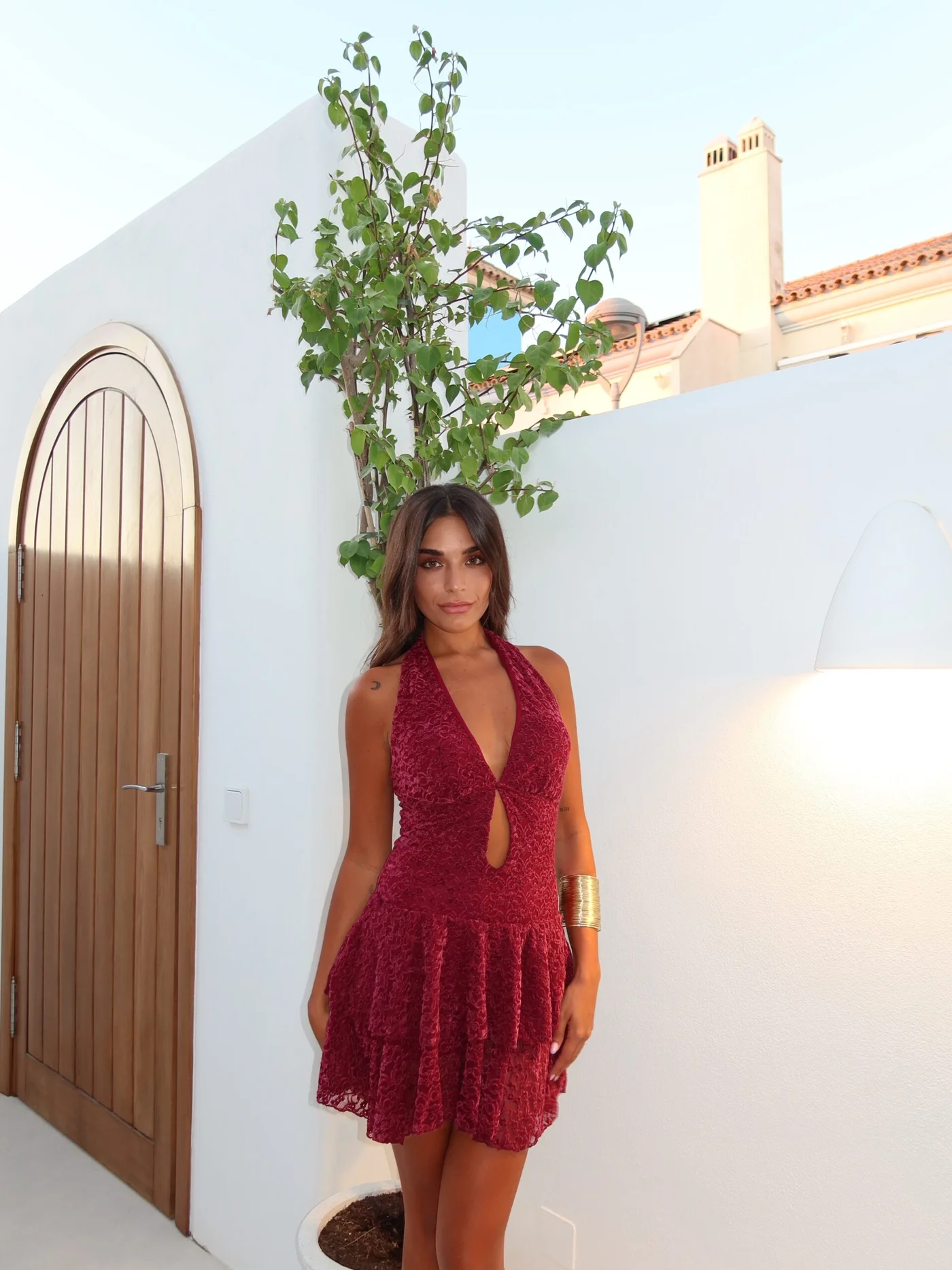 Vestido Camila Burdeos
