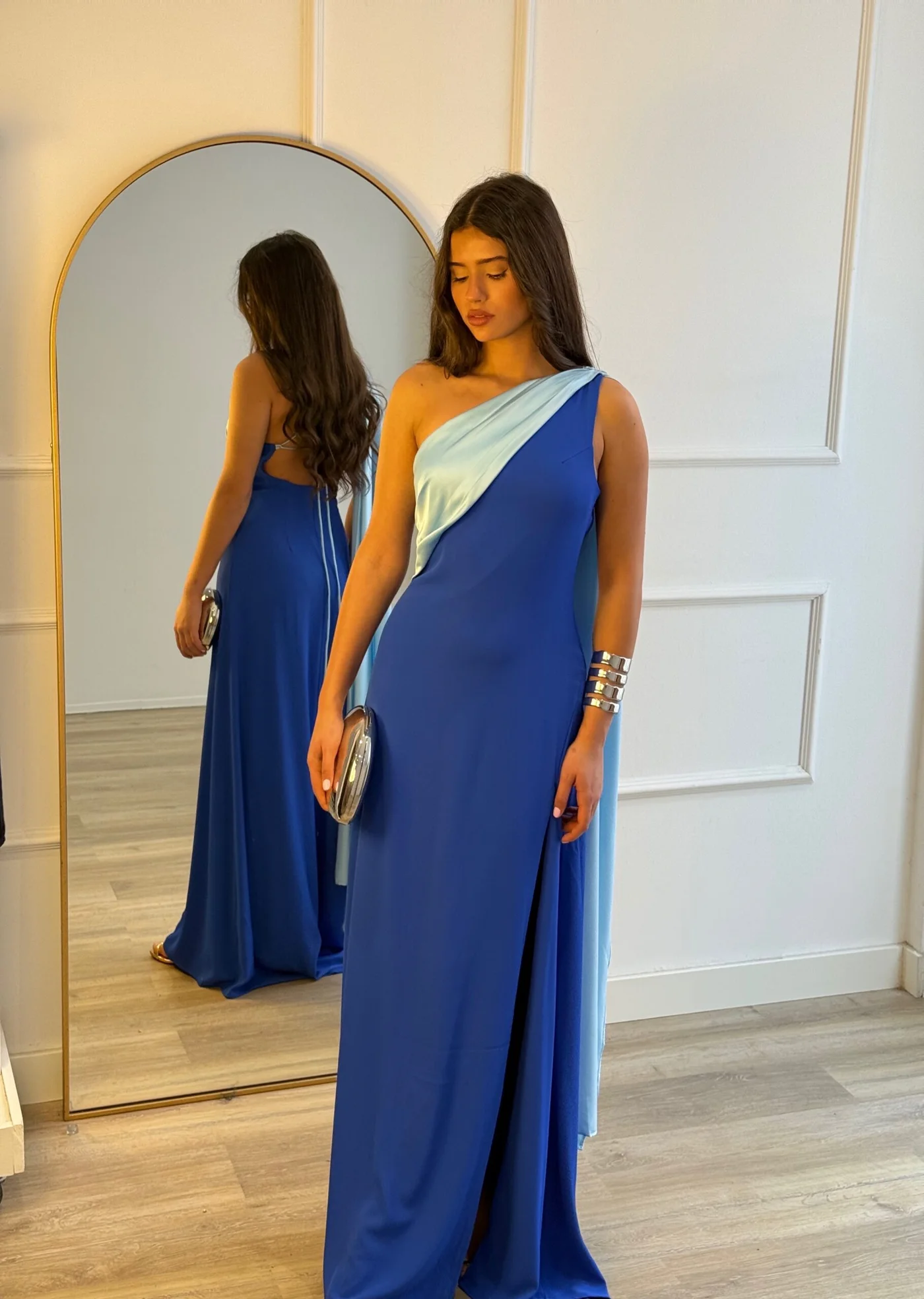 Vestido Catrisse Azul Klein