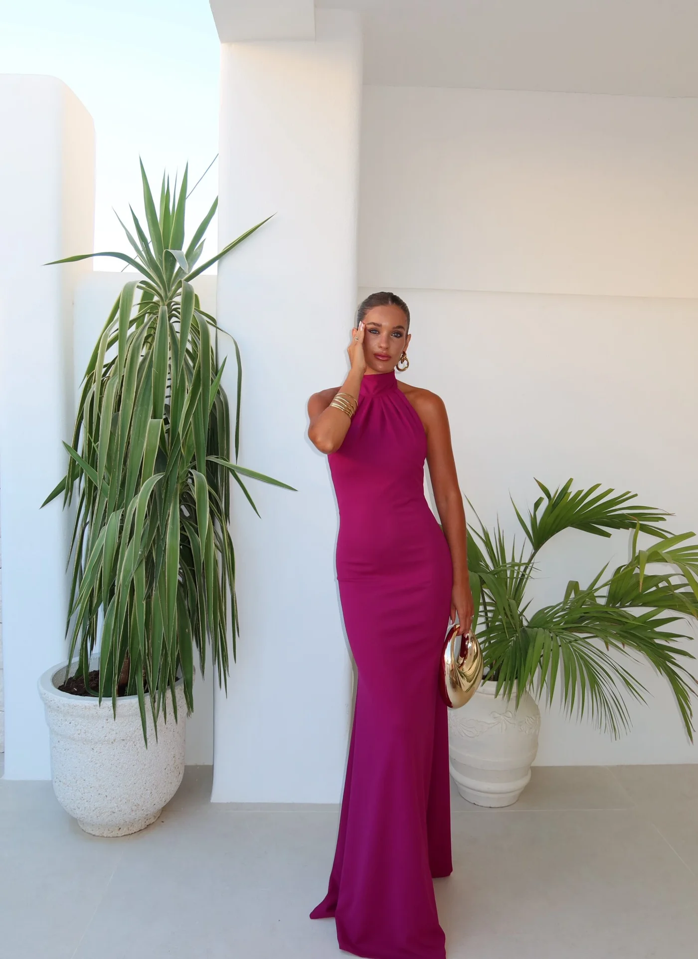Vestido Eleonora Buganvilla