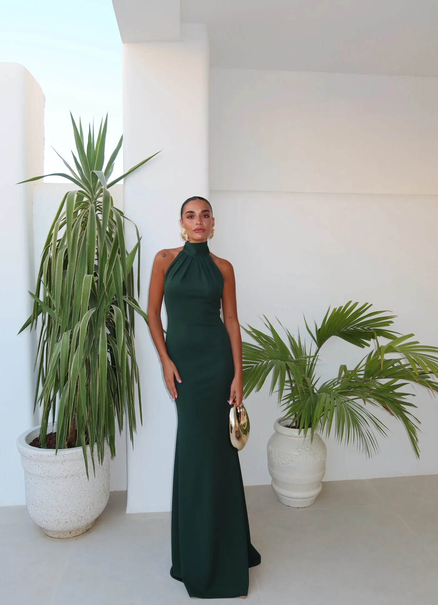 Vestido Eleonora Verde Botella