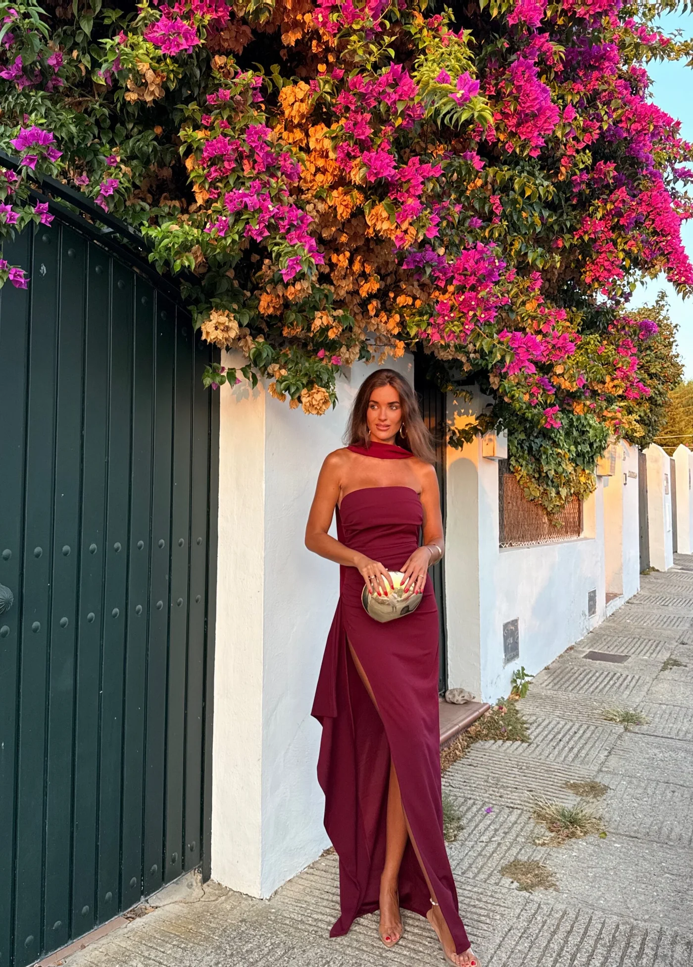 Vestido Hatti Burdeos
