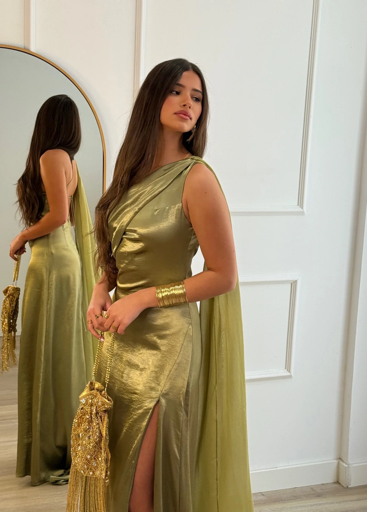 Vestido Inna Verde Oliva