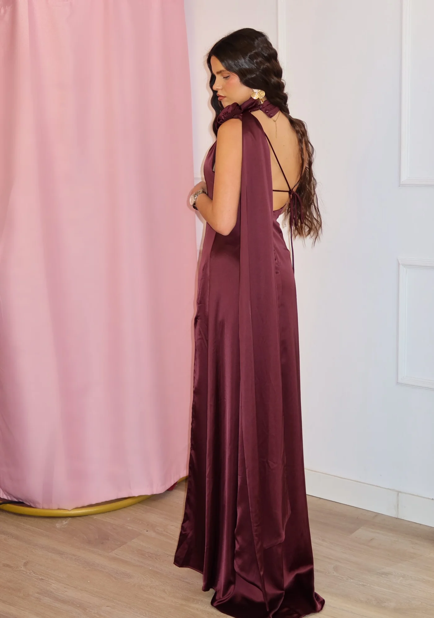 Vestido Jimena Burdeos