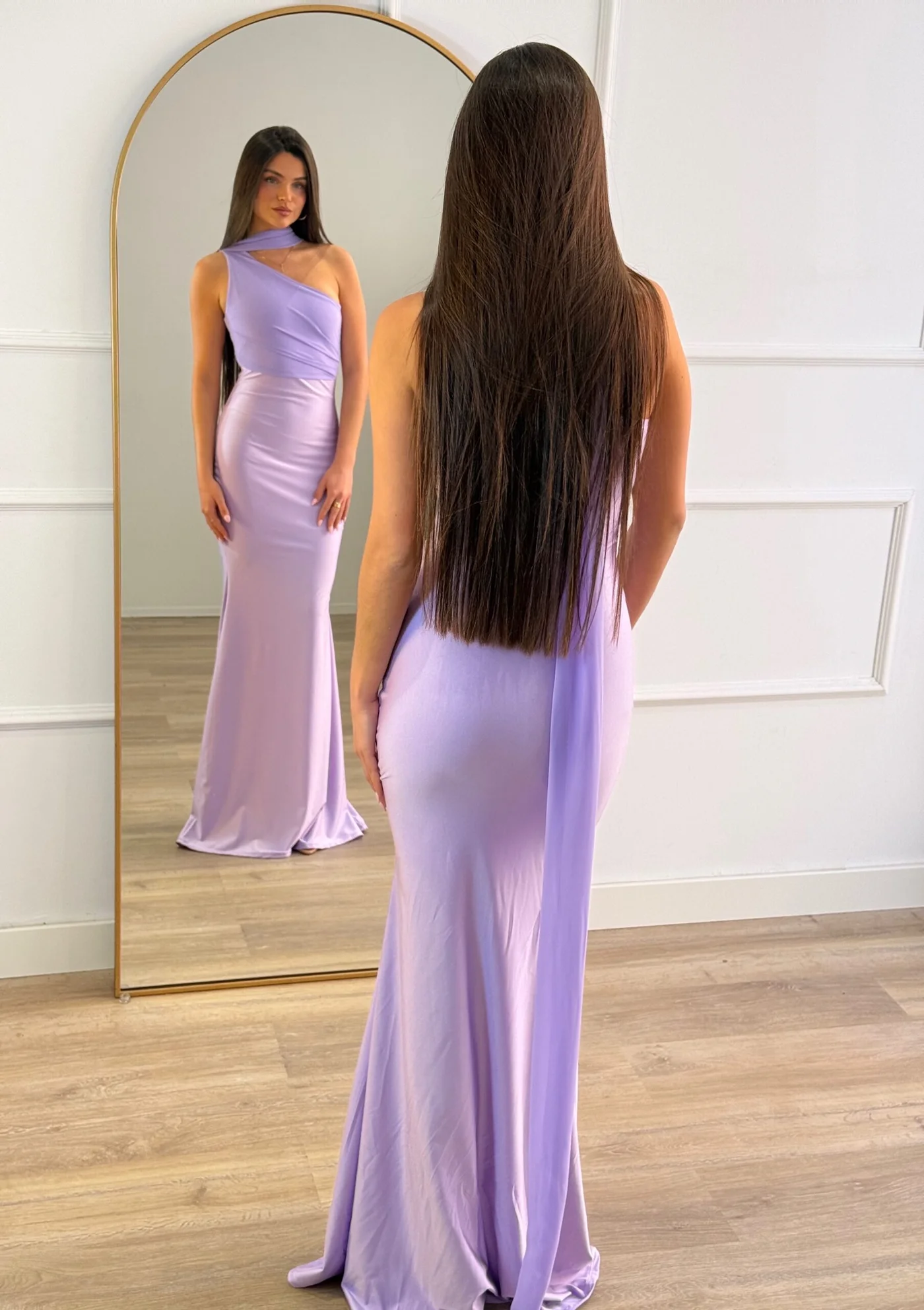 Vestido Loila Malva