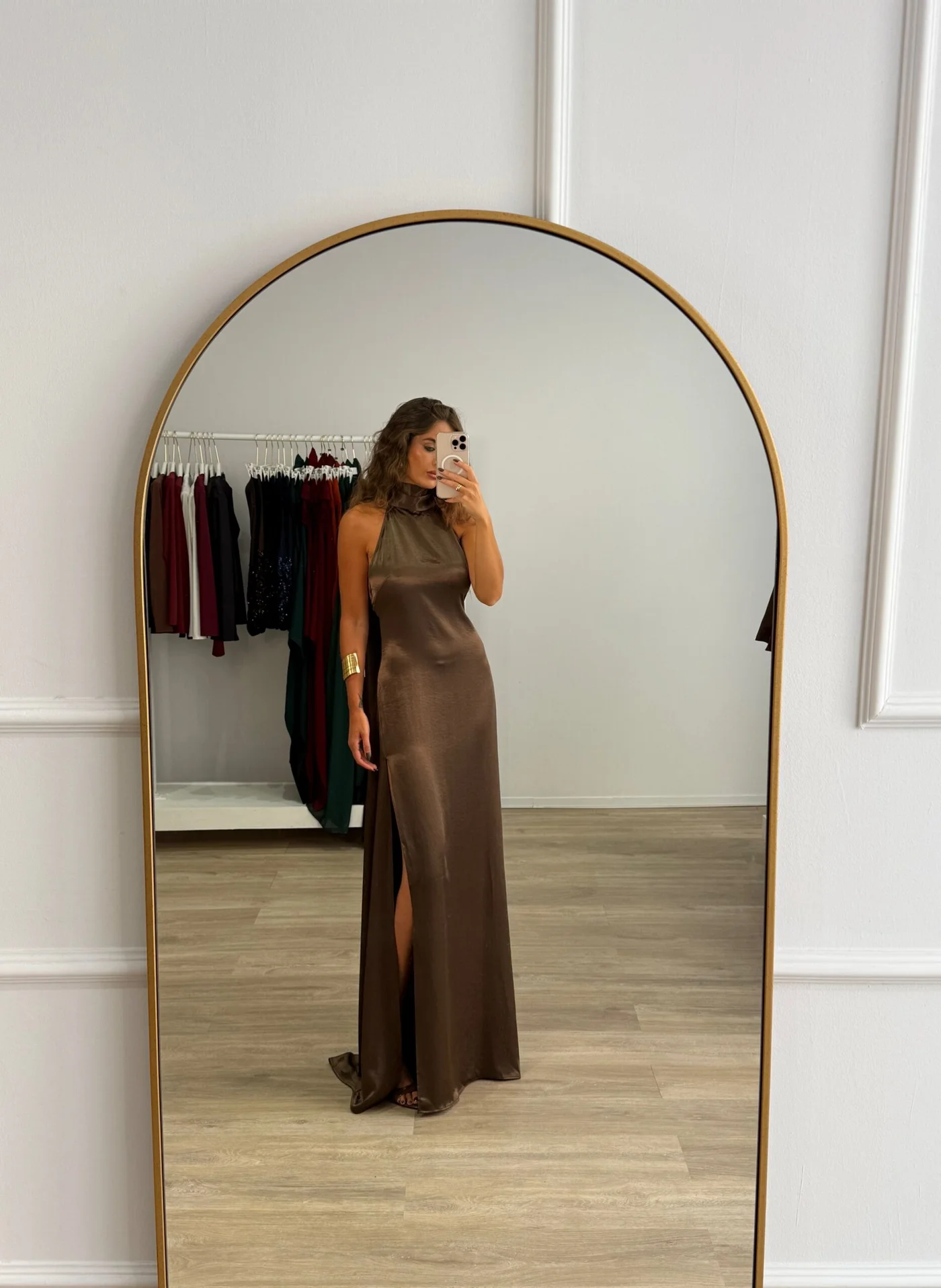 Vestido London marrón