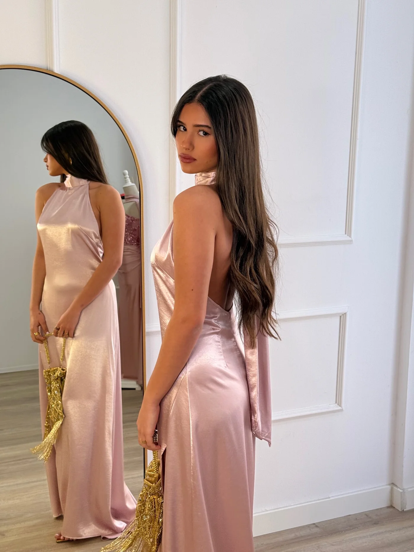 Vestido London Rosa