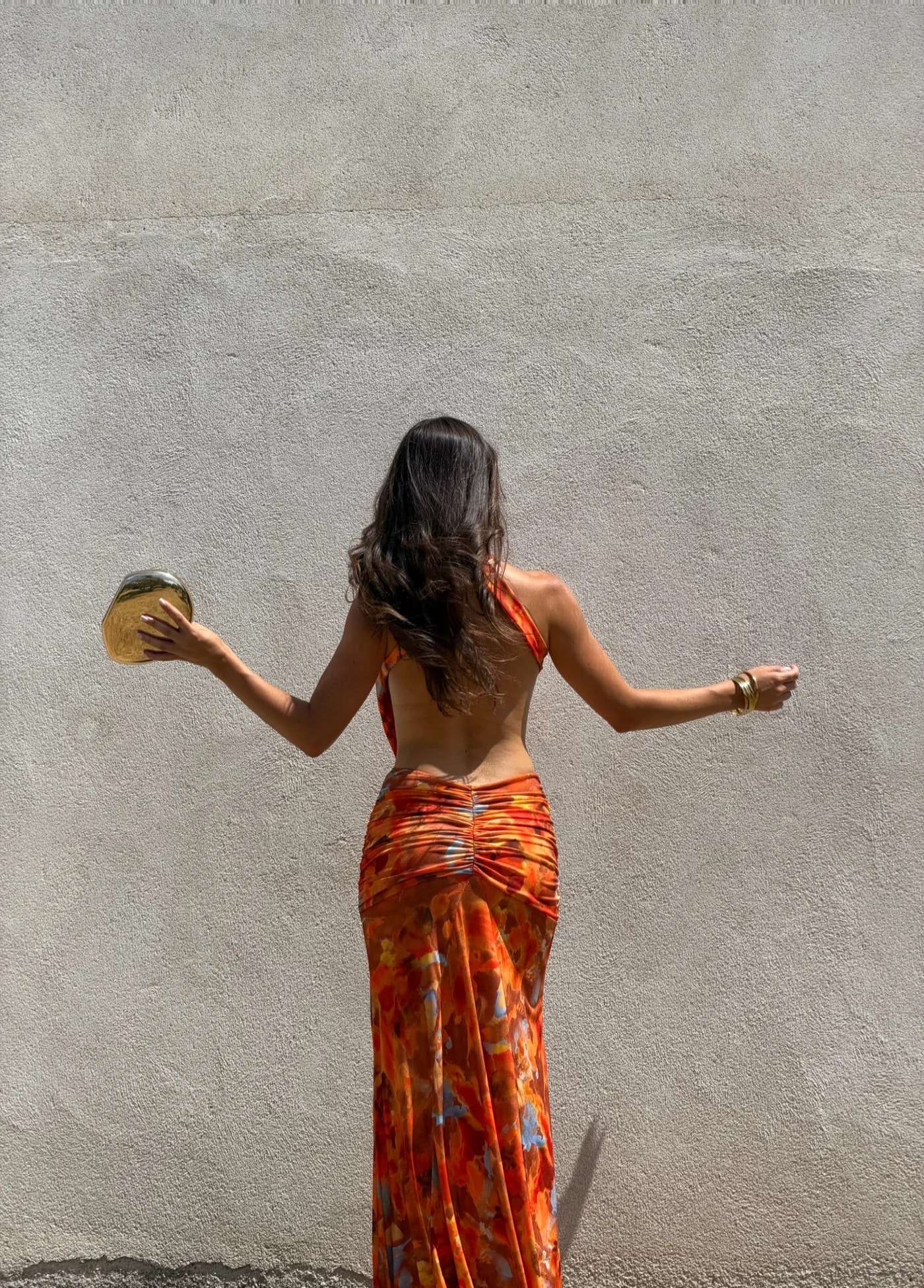 Vestido nia Naranja
