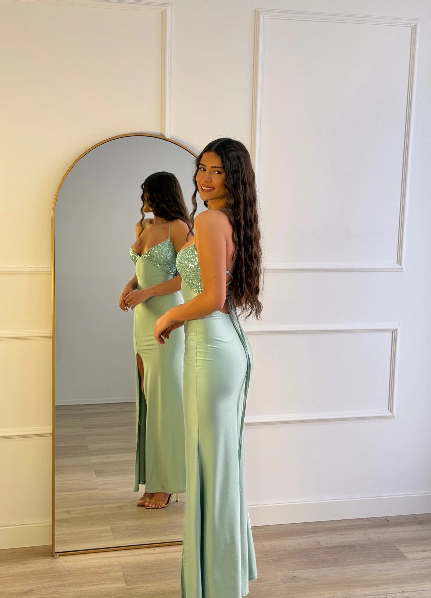Vestido Panamá Menta