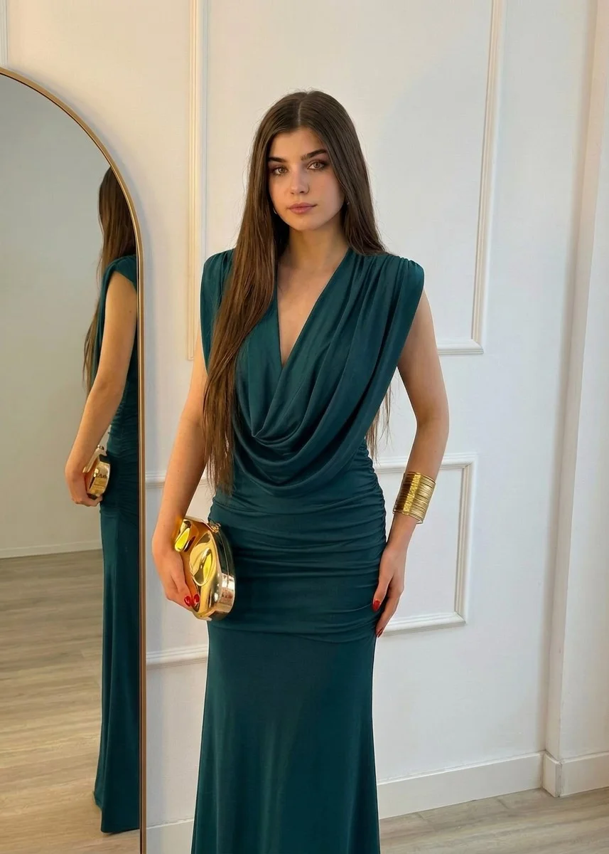 Vestido Valeria Petroleo