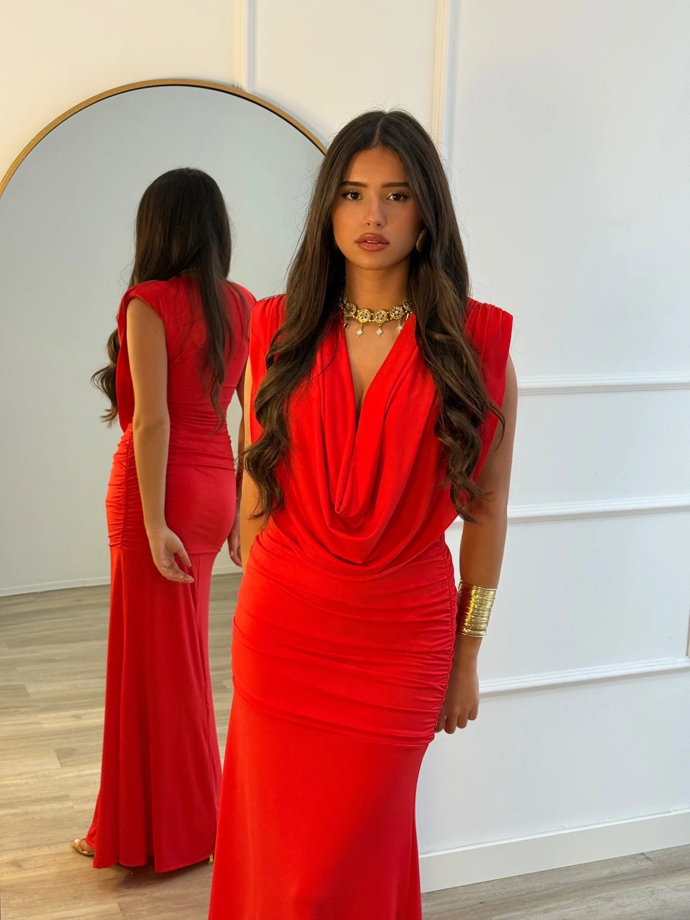 Vestido Valeria Rojo