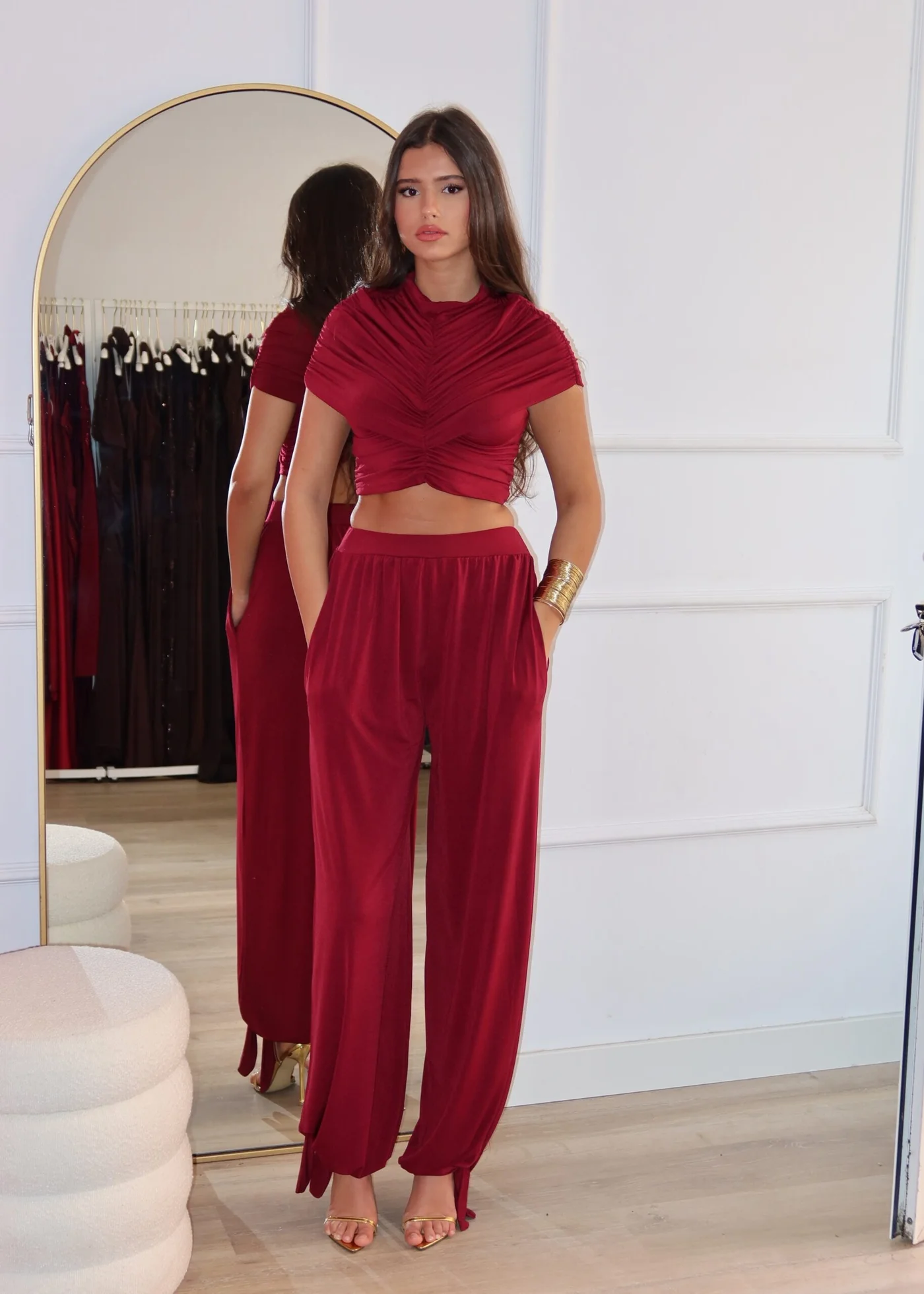 Conjunto Anka Burdeos