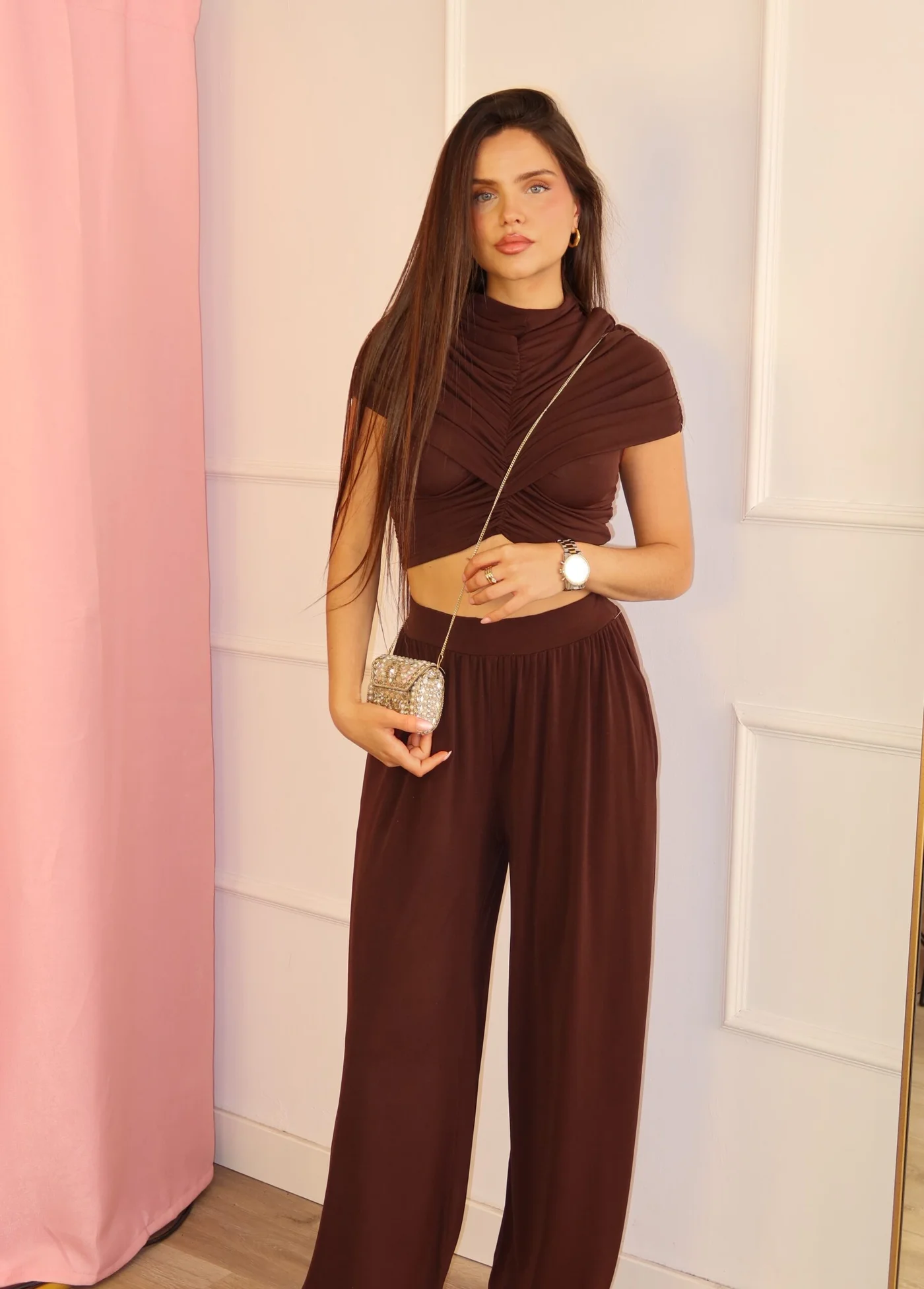 Conjunto Anka Marrón
