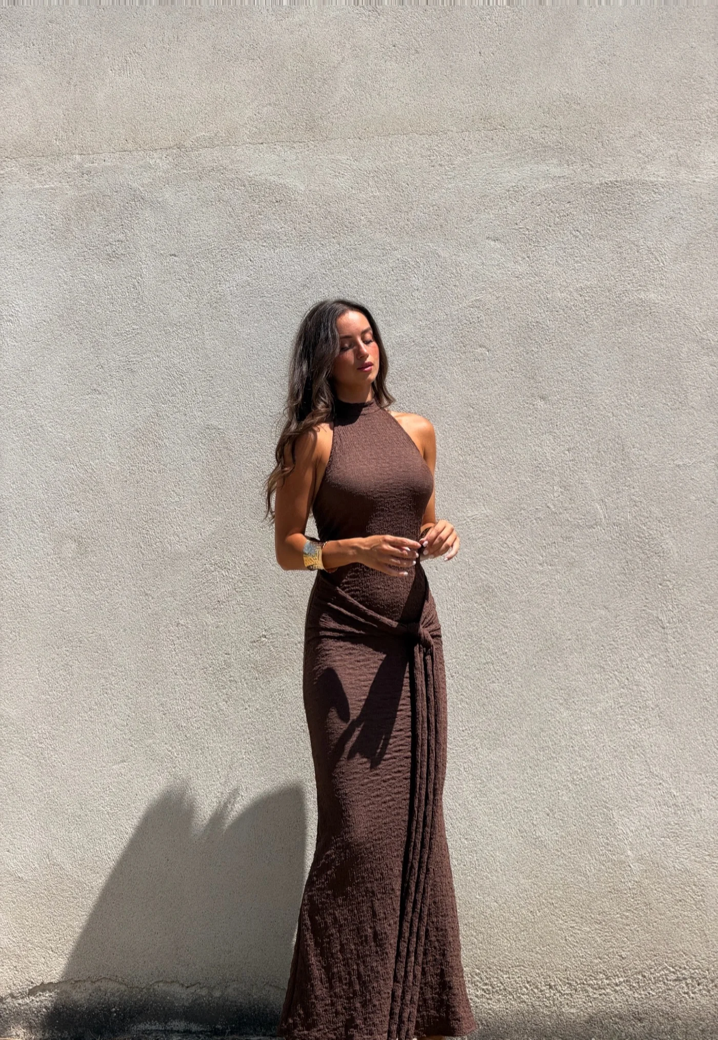 Vestido Mallorca Marrón