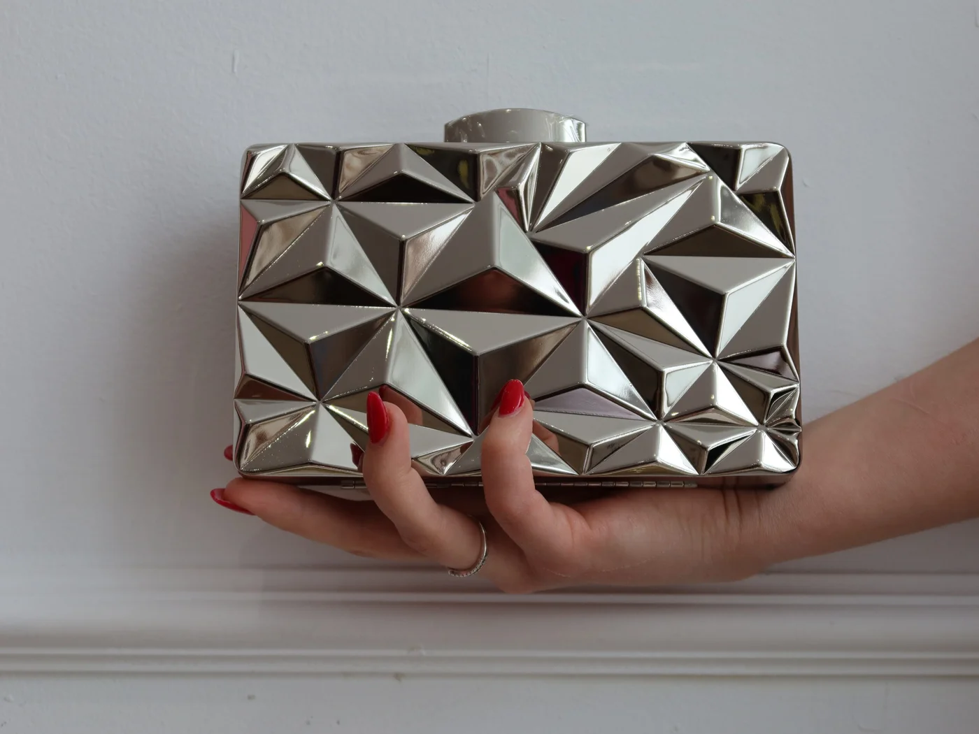 bolso Geo Plata