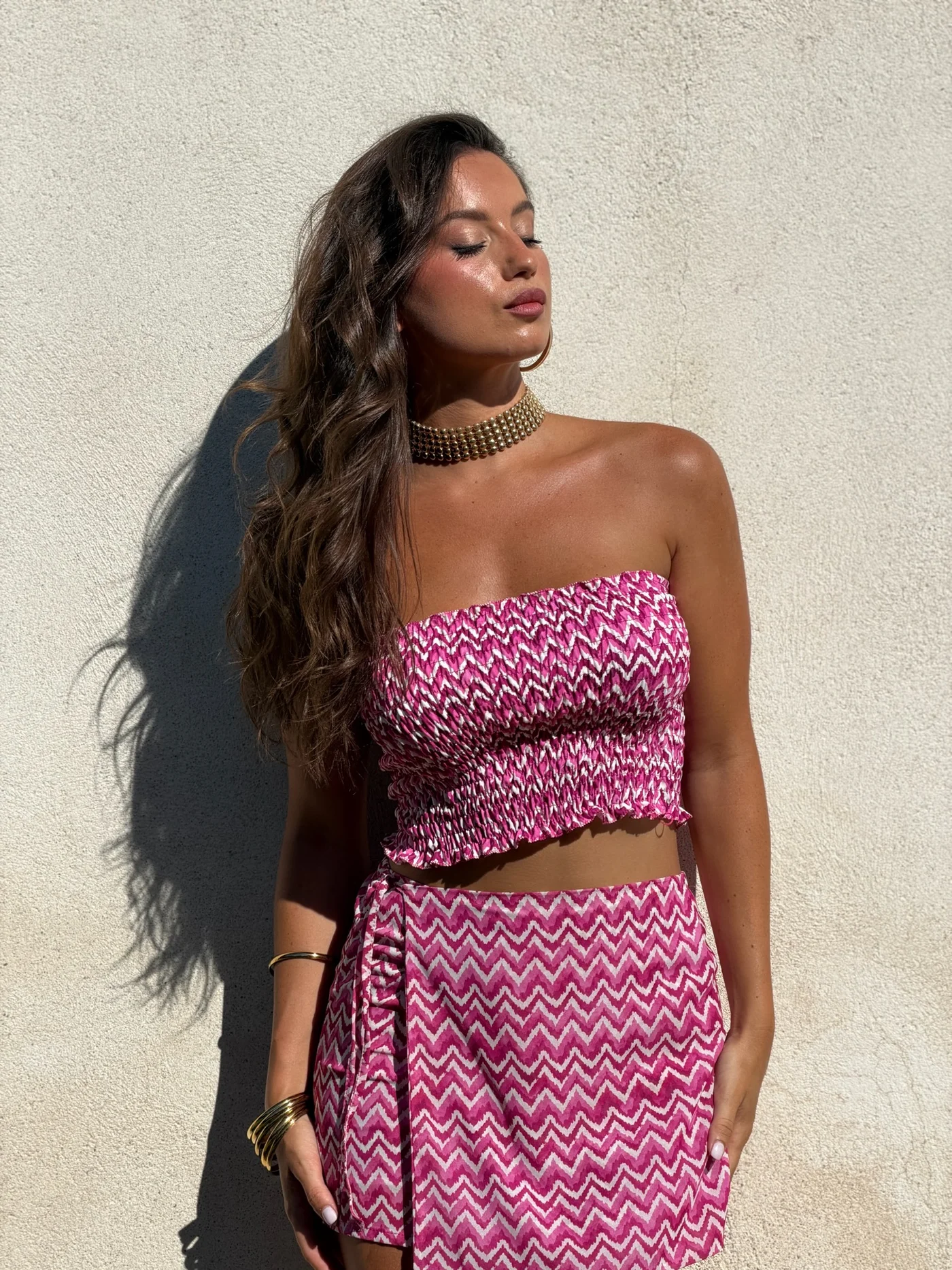 Conjunto Bali Rosa