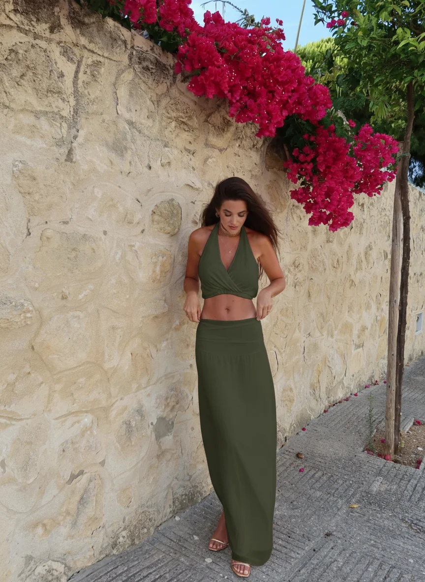 Conjunto Filippa Kaki