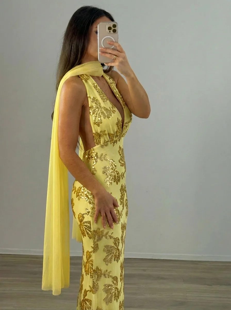 Fular Tul Amarillo