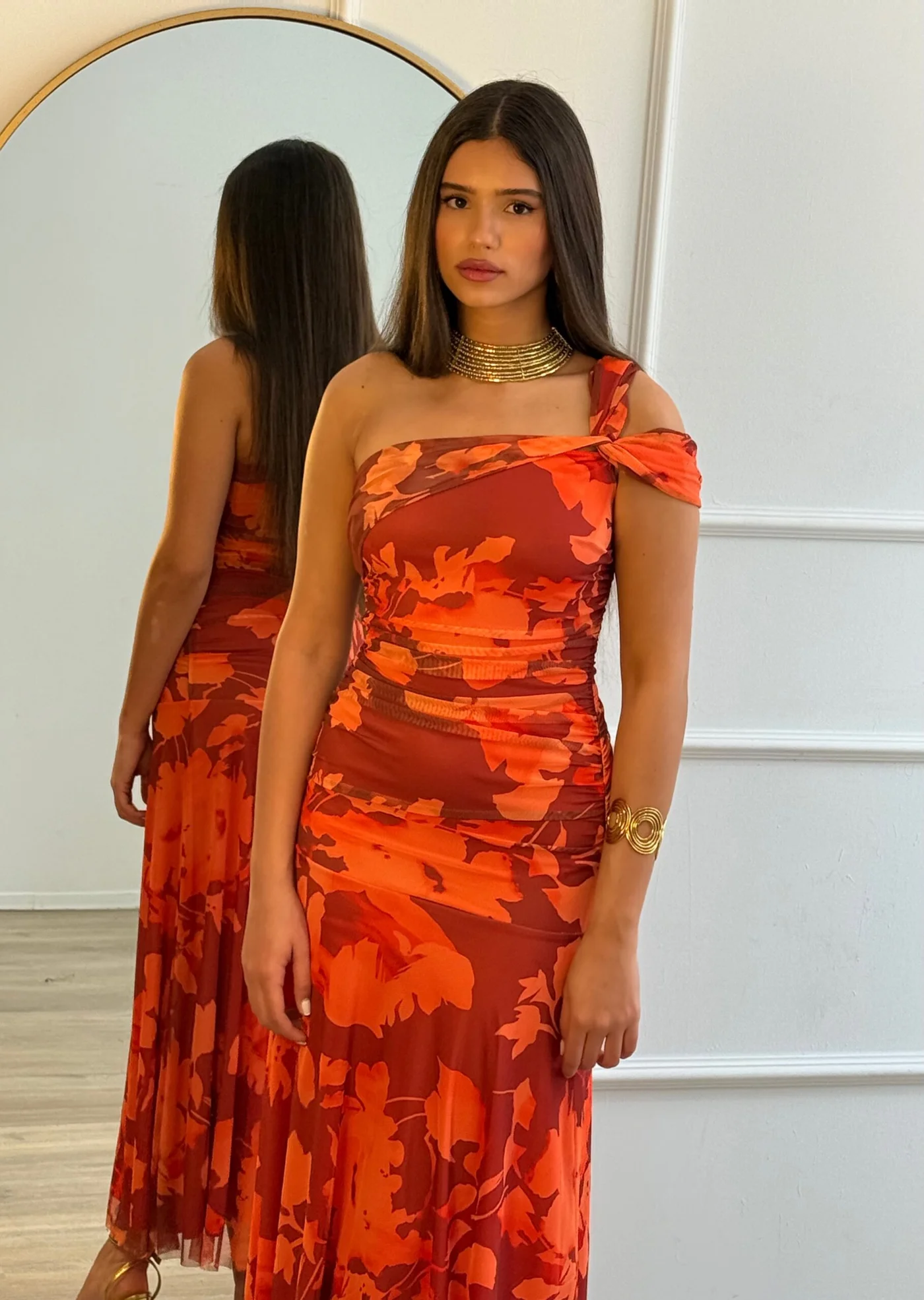 Vestido Aitana Naranja