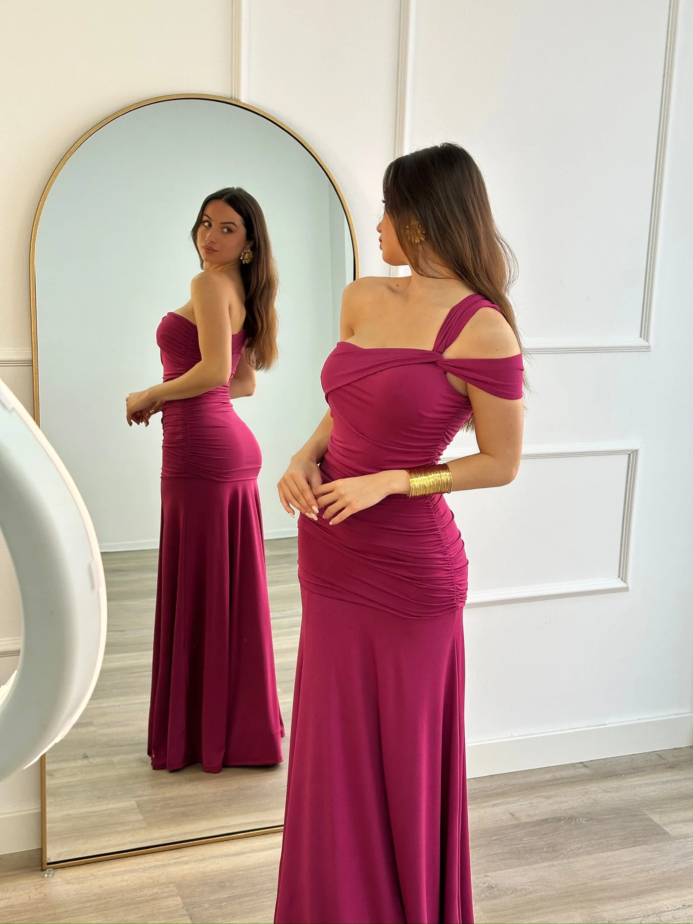 Vestido Amalfi Cereza