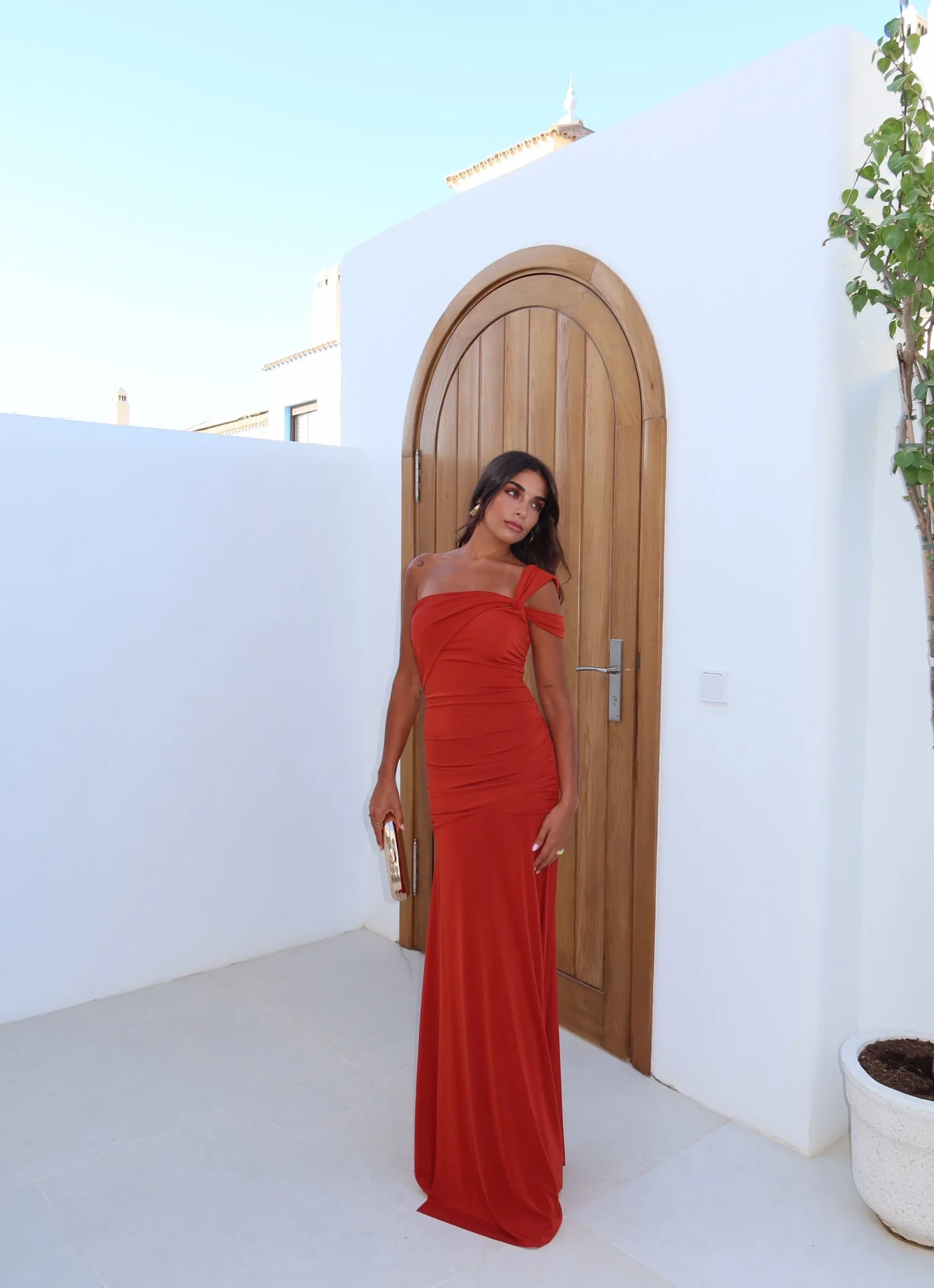 Vestido Amalfi Teja