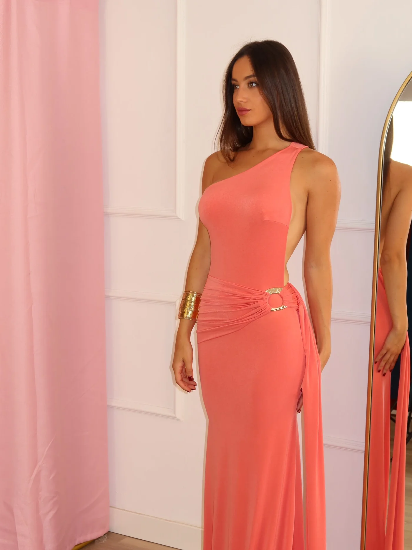 Vestido Amelie Coral