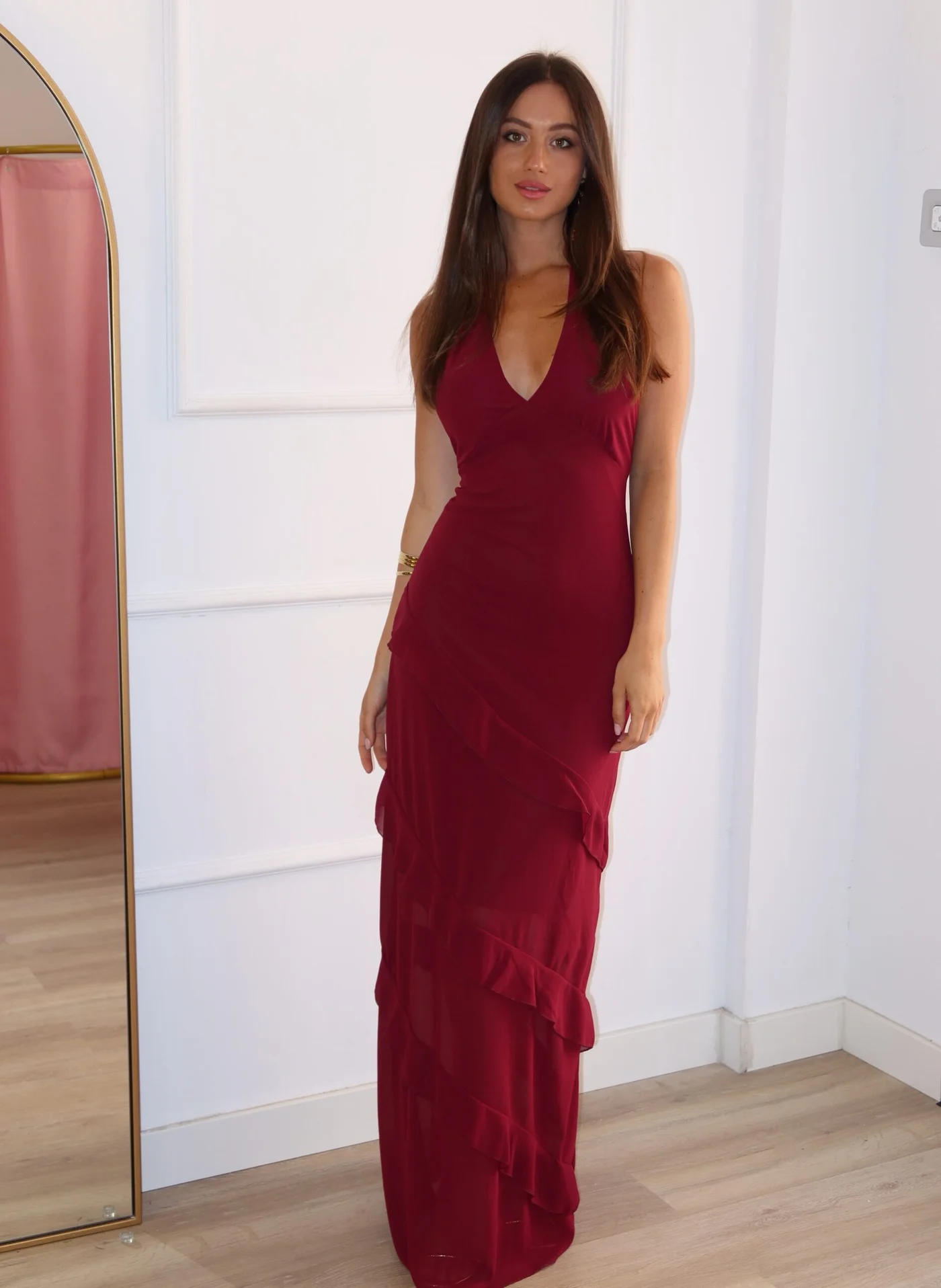 Vestido Aria Burdeos