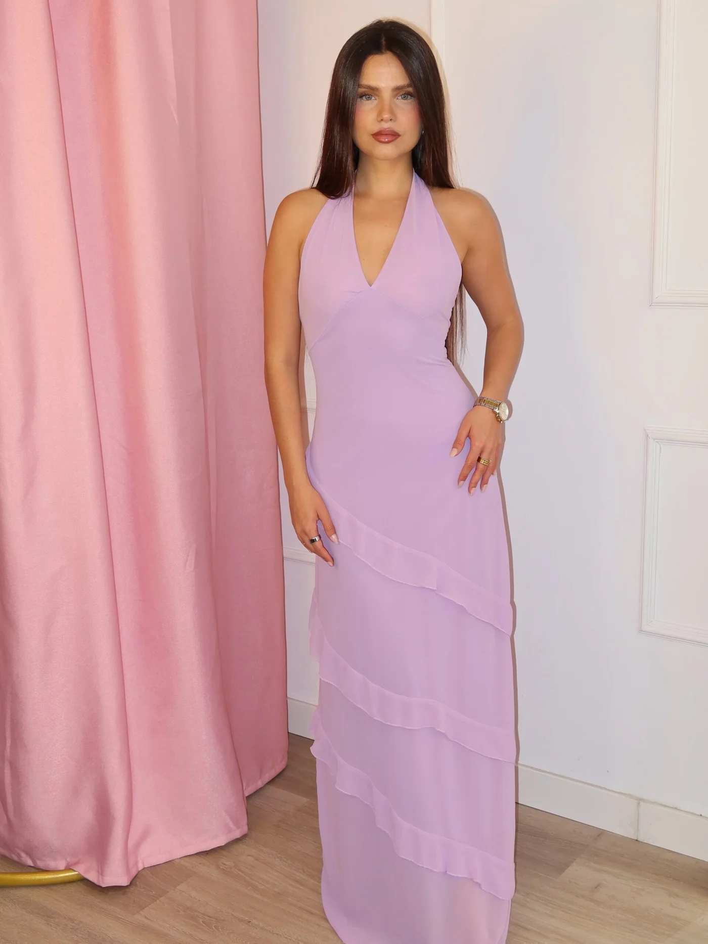 Vestido Aria Malva
