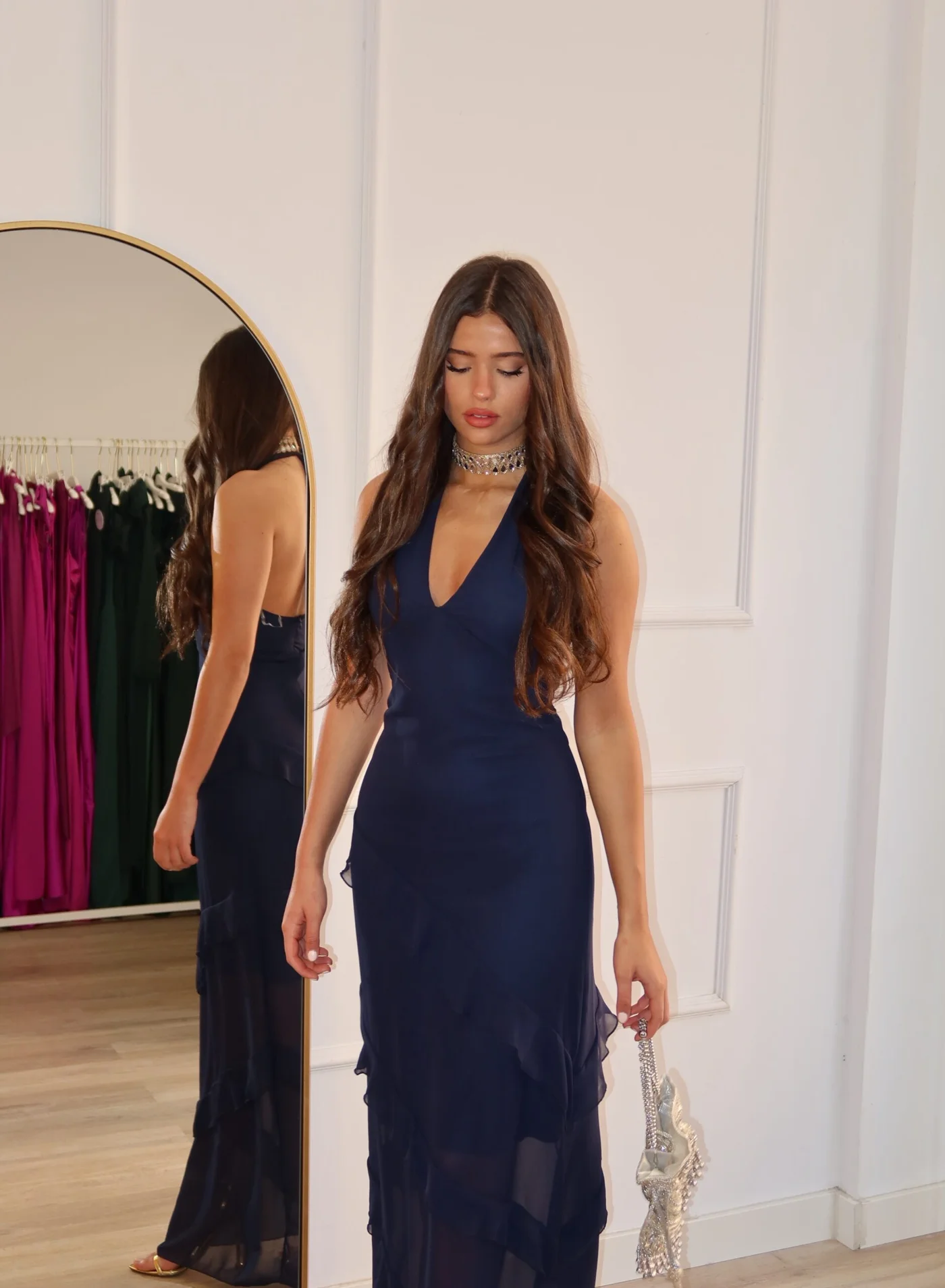 Vestido aria Azul marino