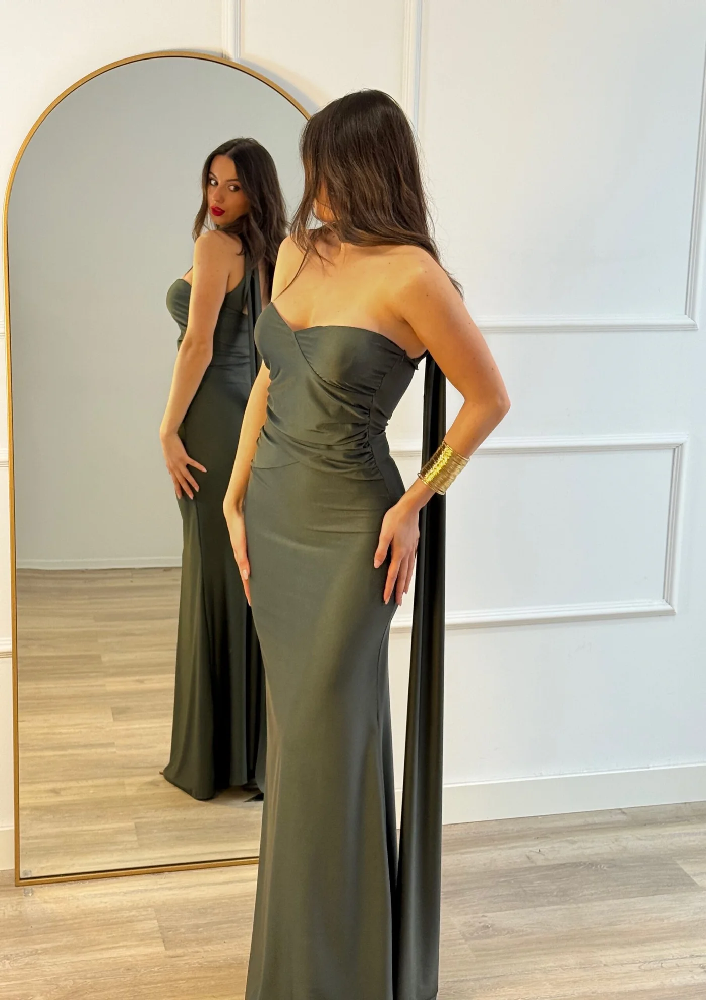 Vestido Bones Oliva