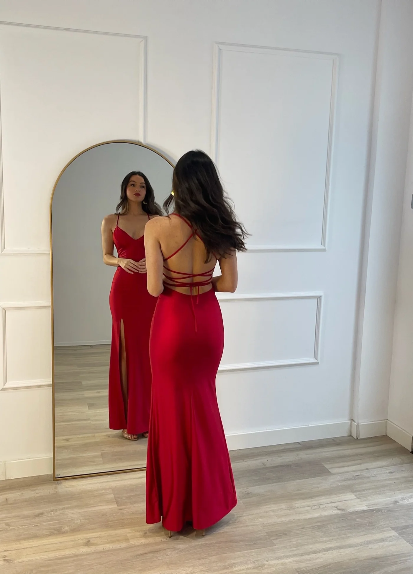 Vestido Carla Rojo