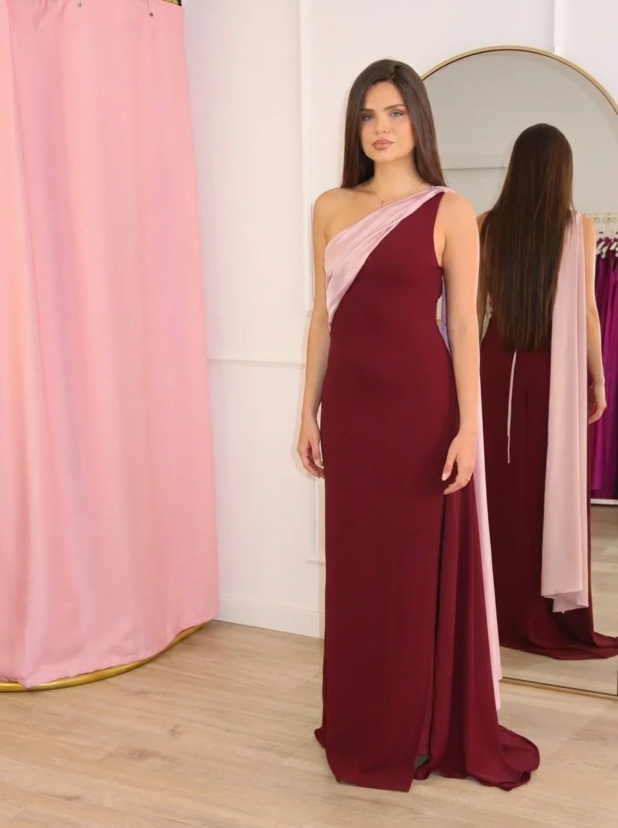 Vestido Catrisse Burdeos