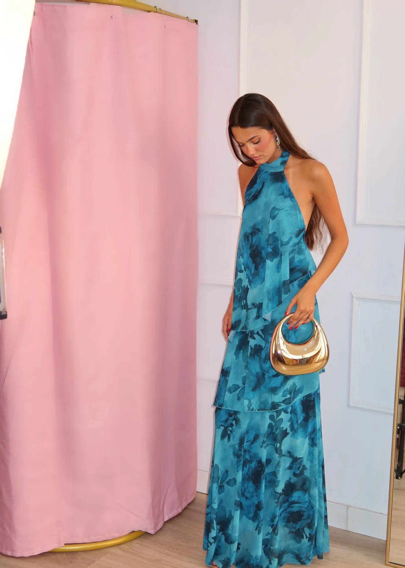 Vestido Franchi Azul