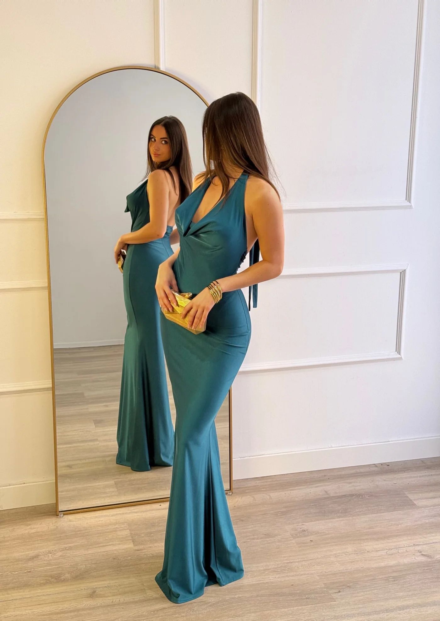 Vestido Grace Petróleo