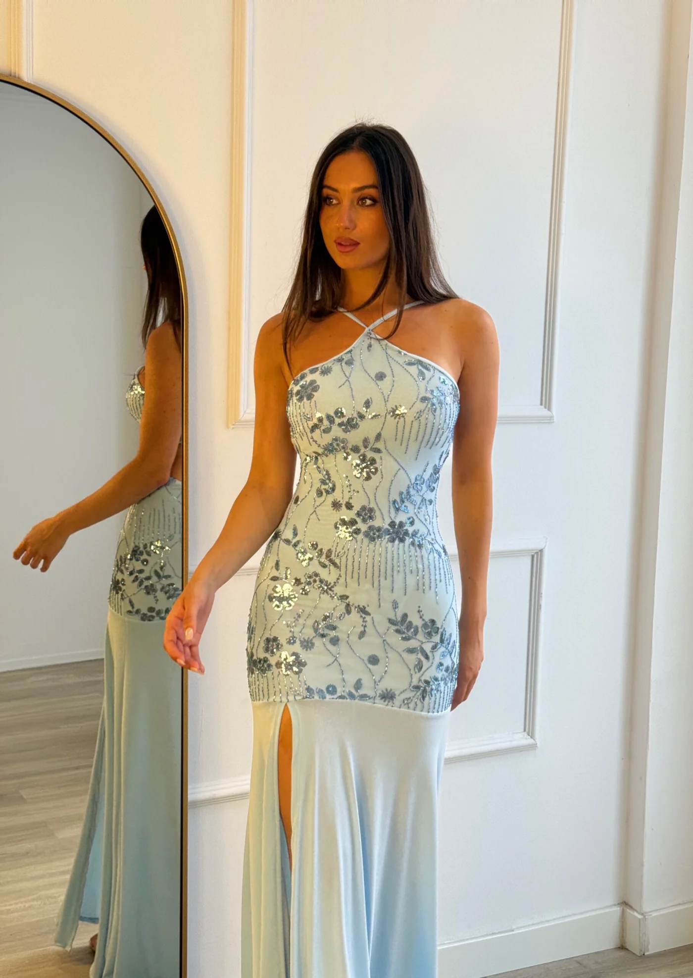 Vestido Hada Azul Celeste