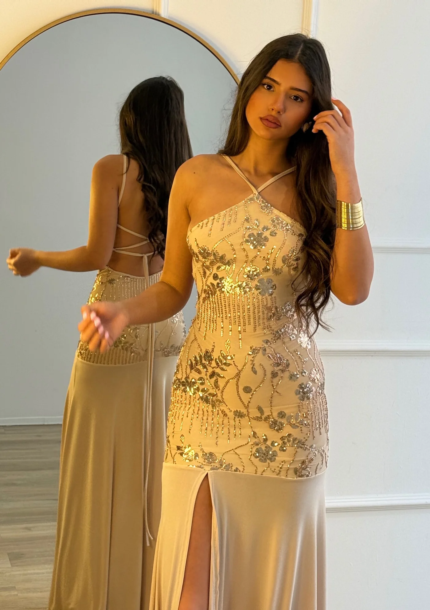 Vestido Hada Champán