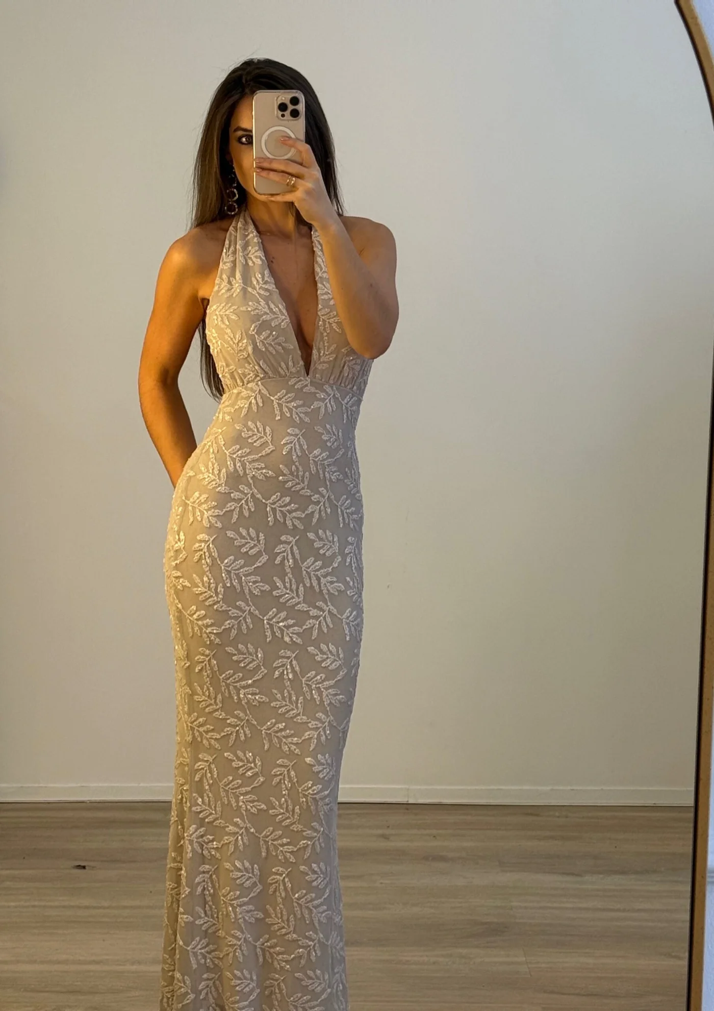 Vestido Harlem Beige