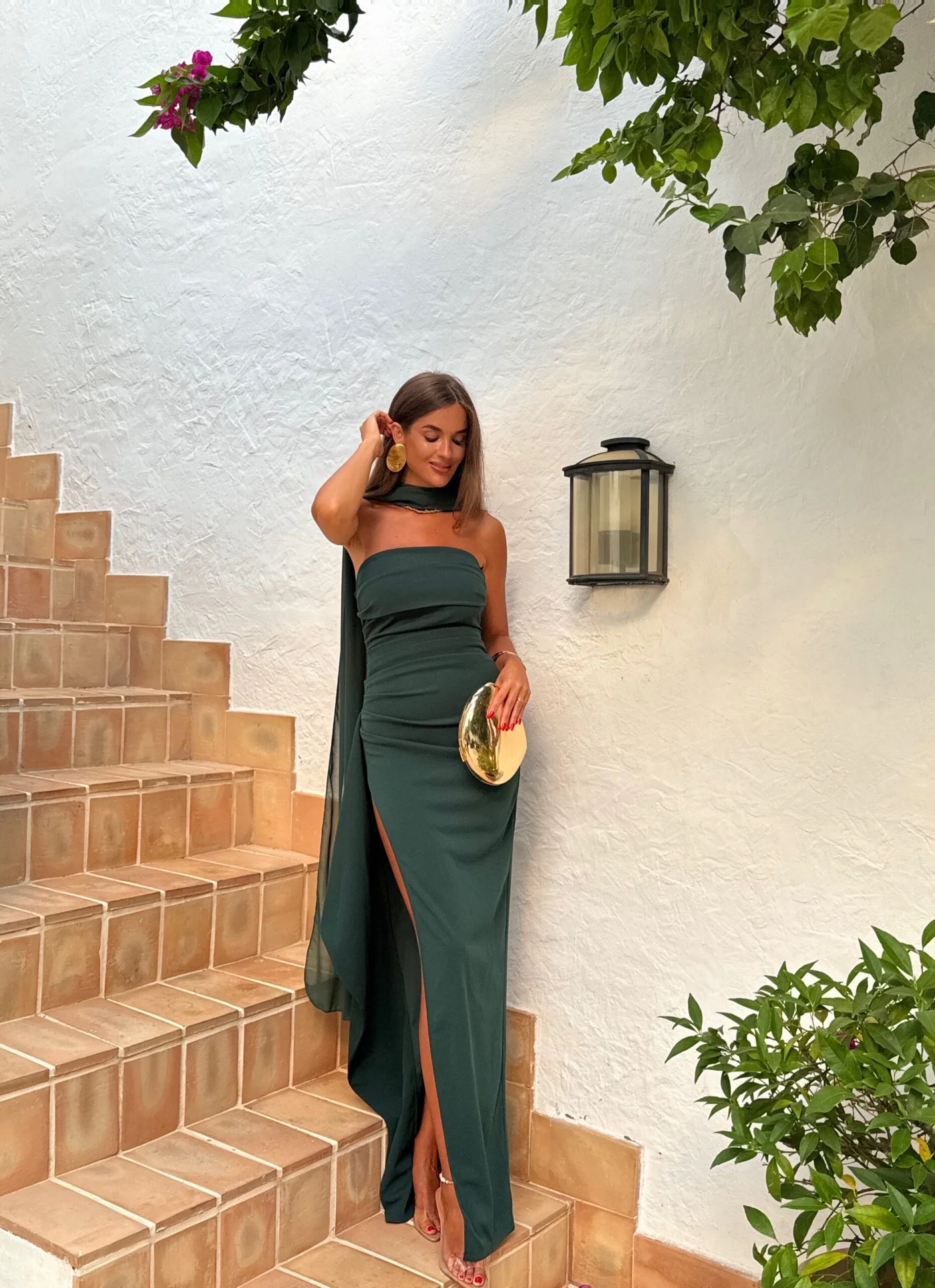 Vestido Hatti Verde Botella