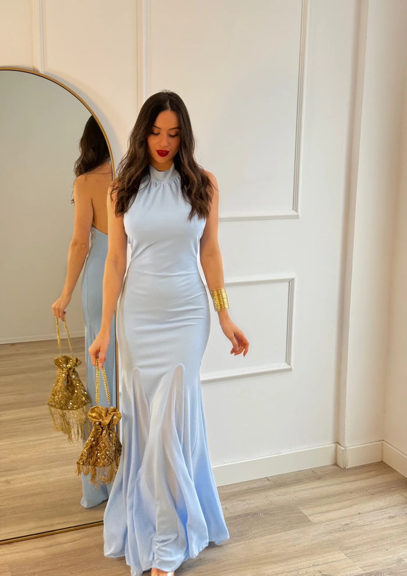 Vestido Jerez Celeste