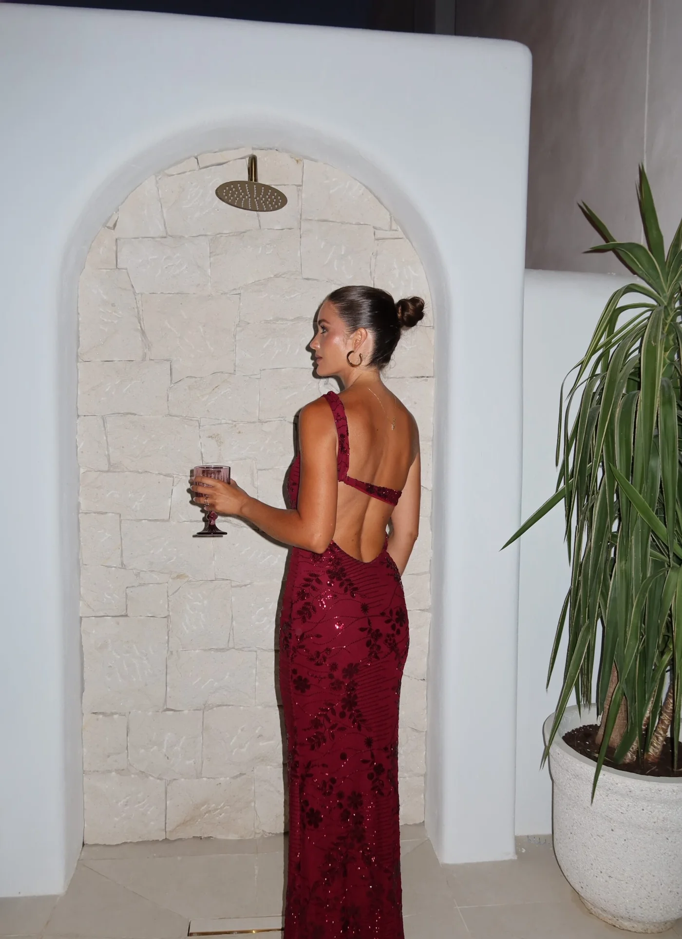 Vestido Julia Burdeos