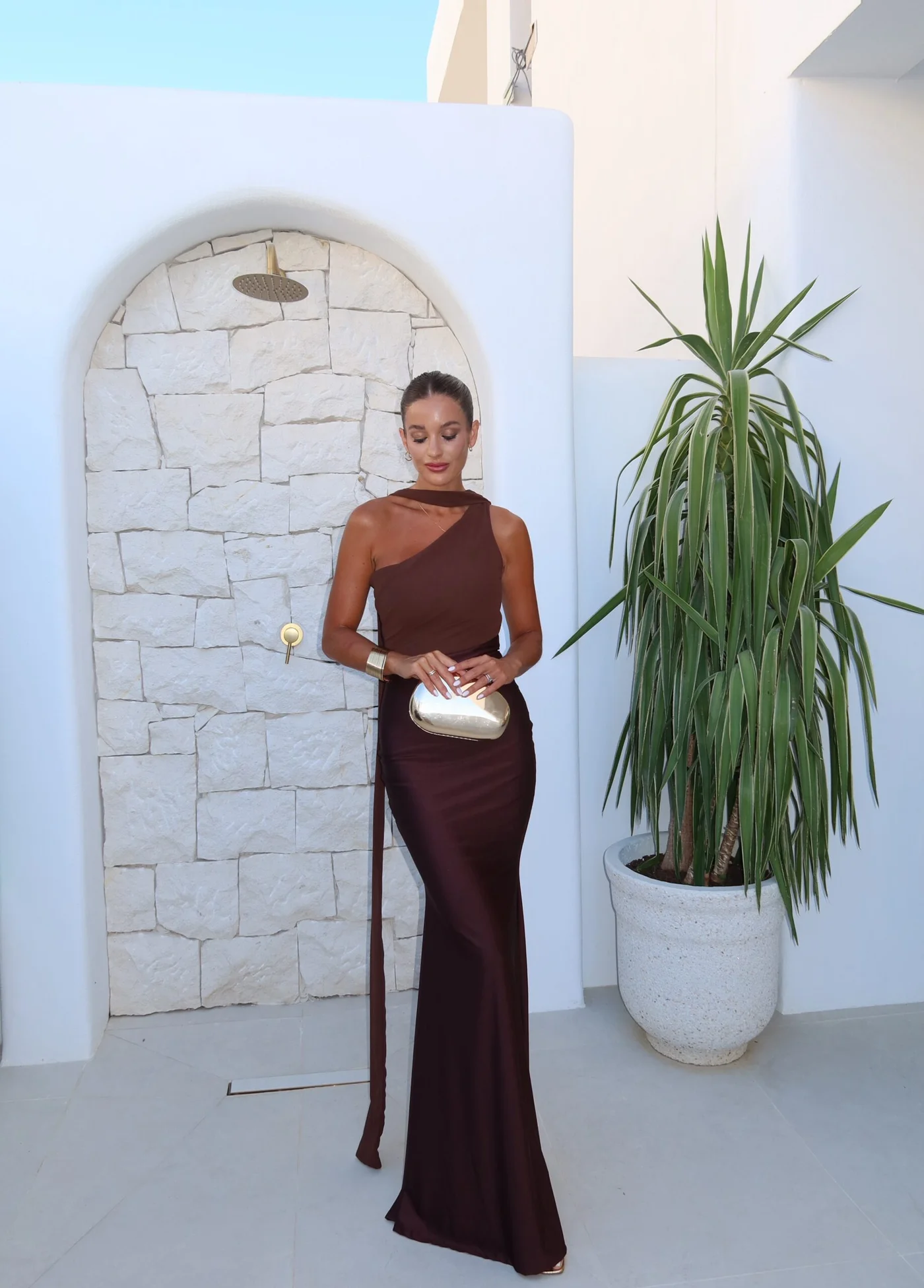 Vestido Loila Marrón