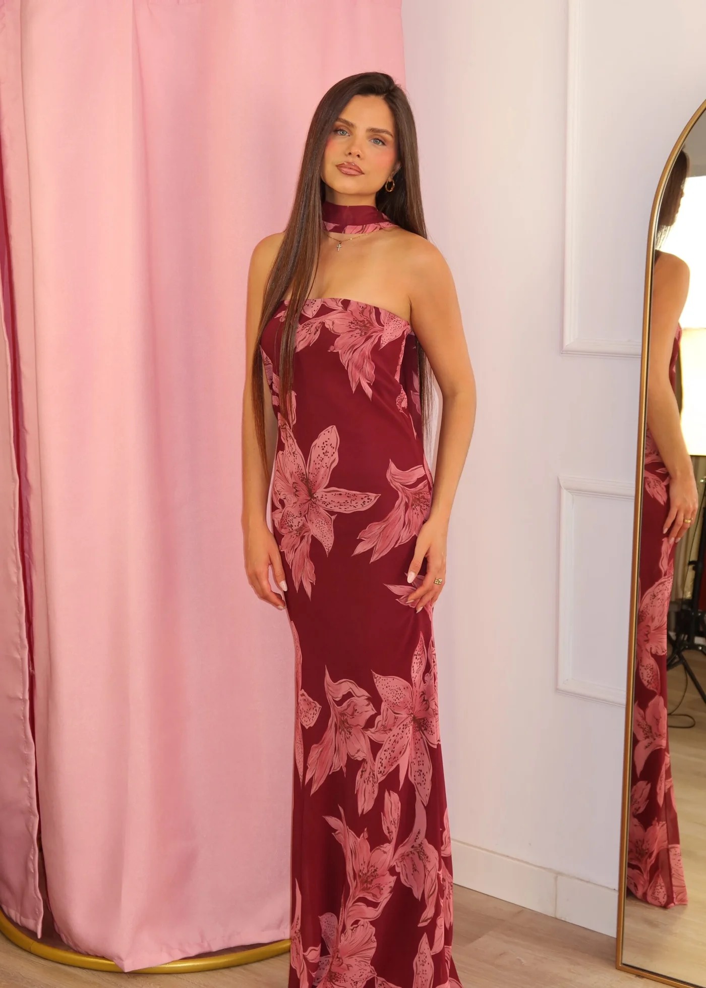 Vestido Lotus Burdeos