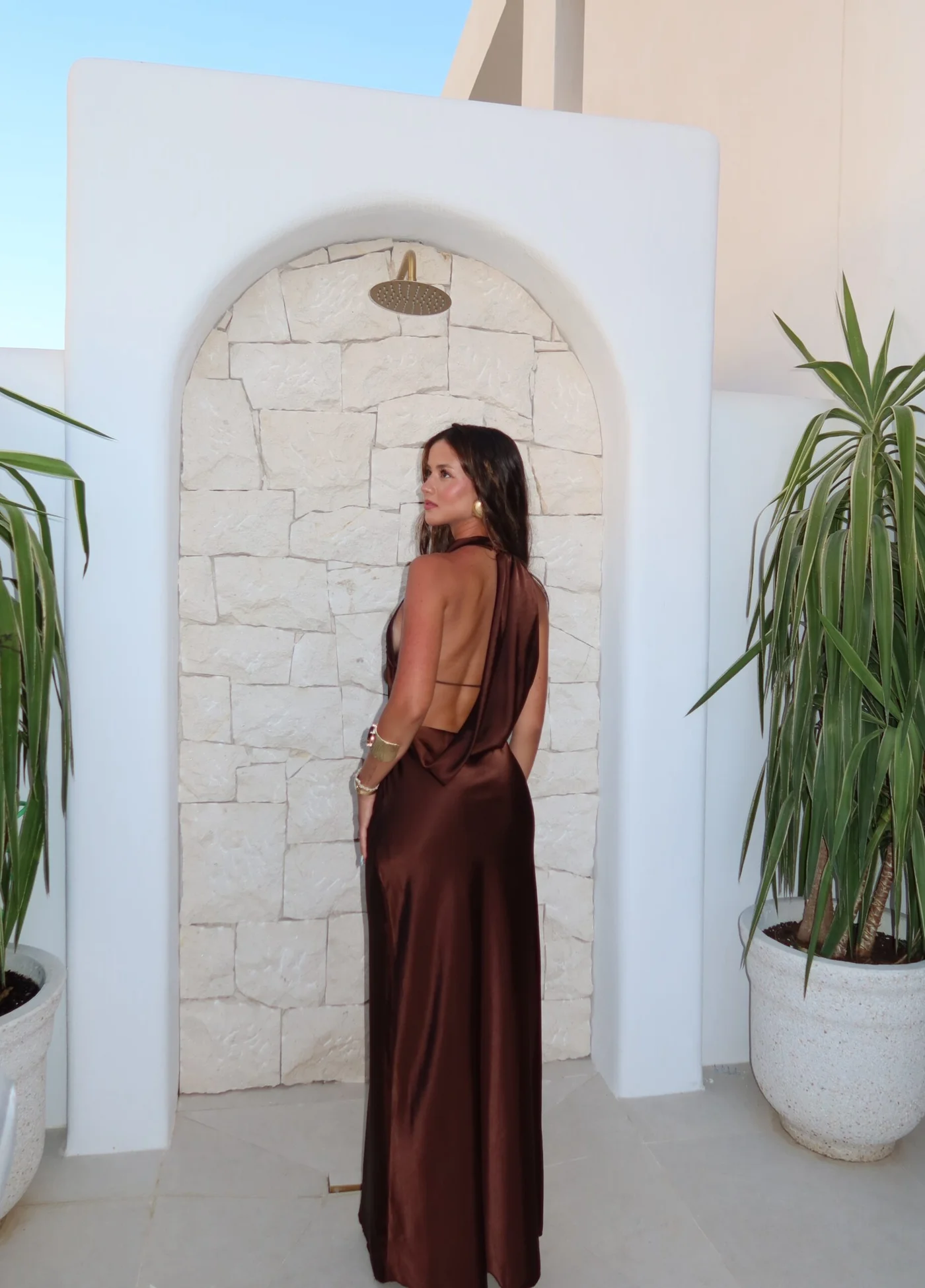 Vestido Martisa Marrón