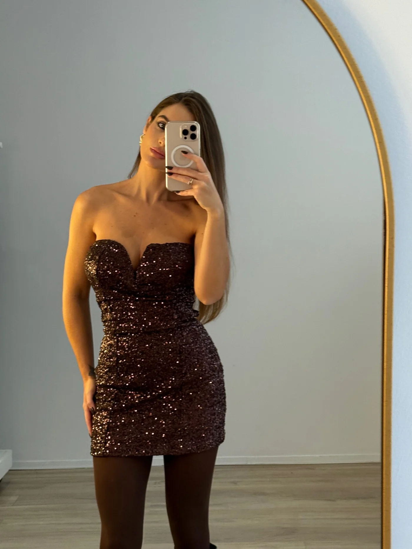 Vestido Orión Marrón