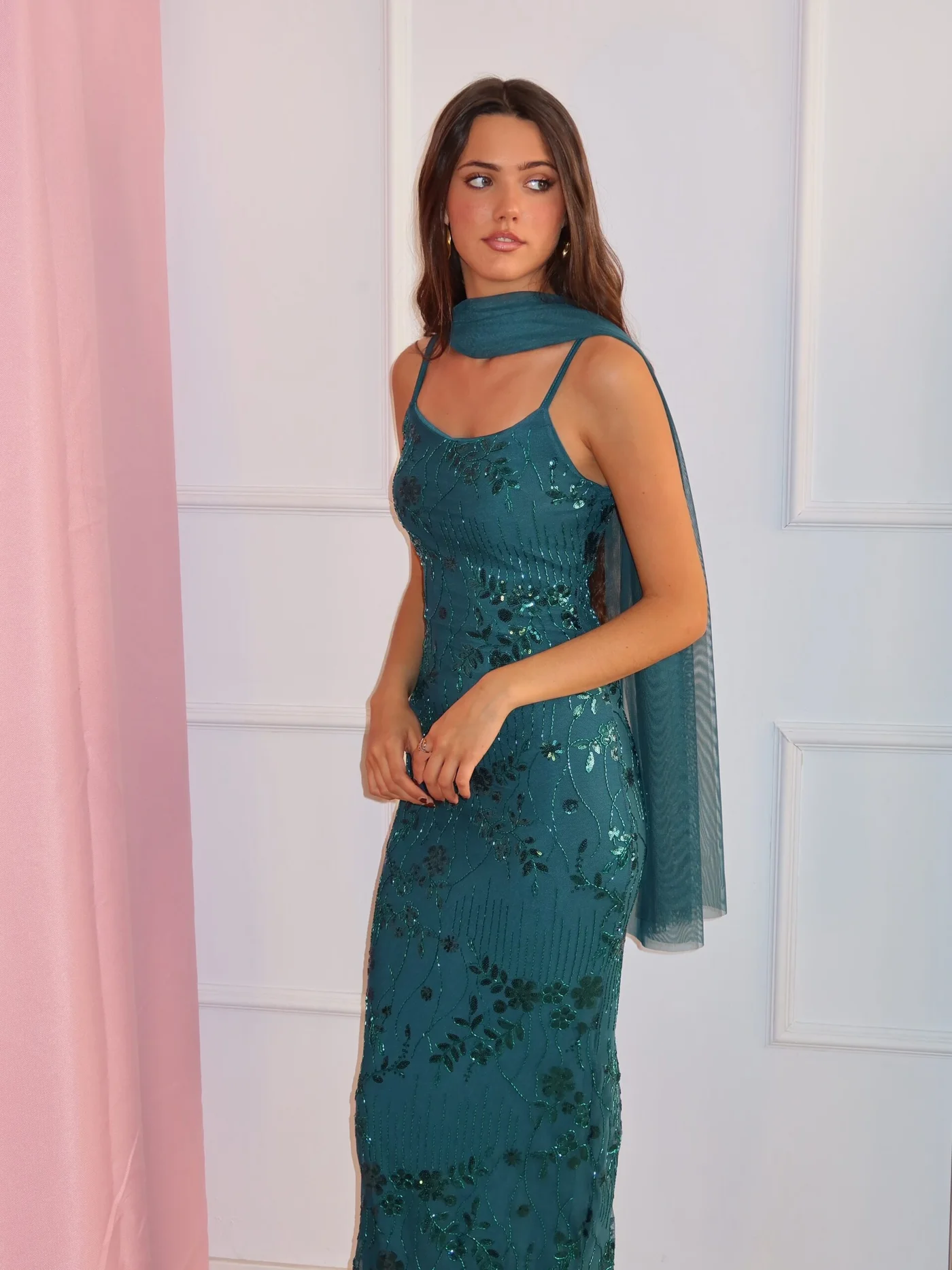 Vestido Palms Petróleo