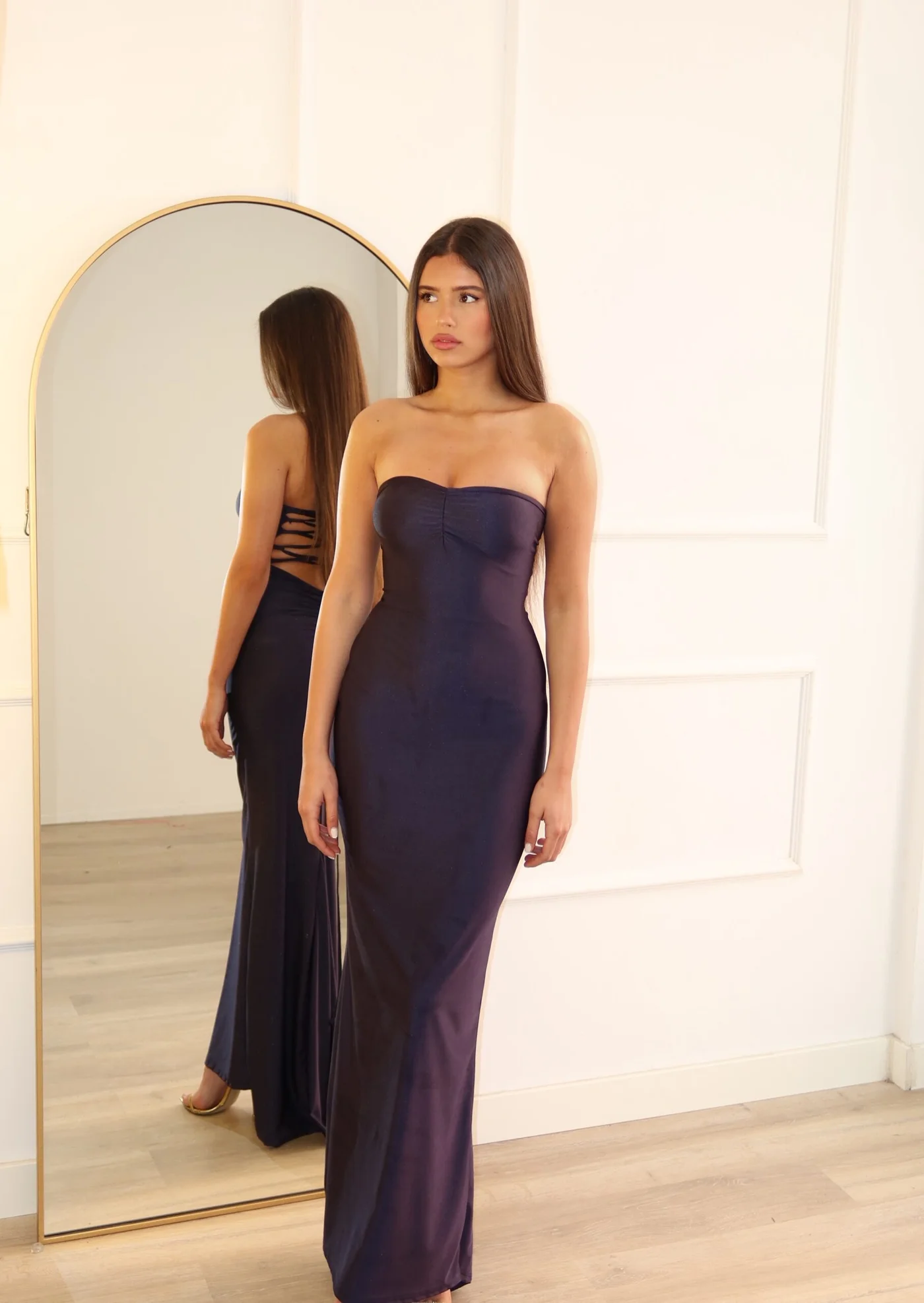 Vestido Rita Azul Marino