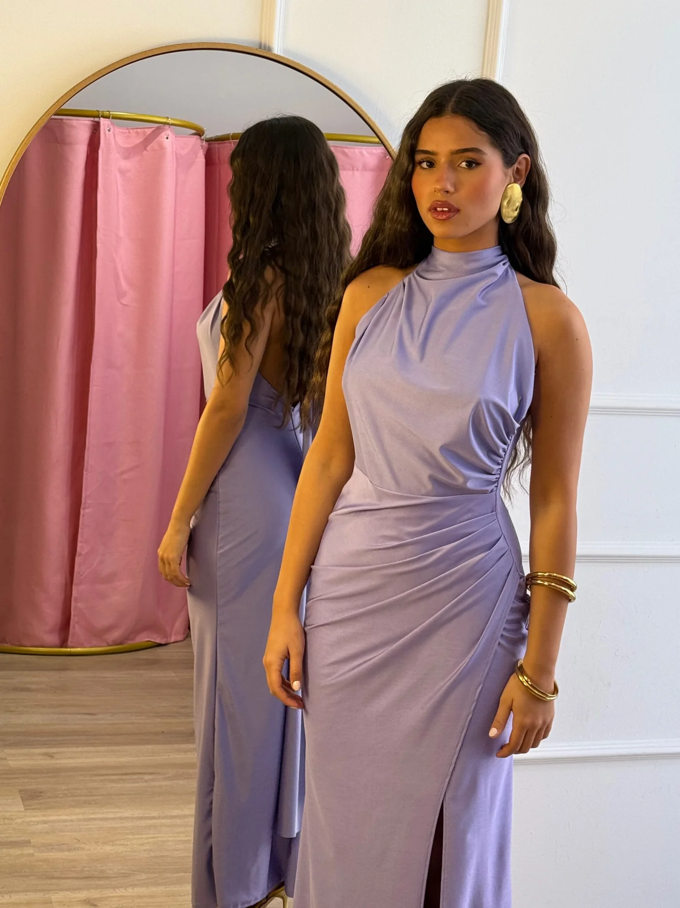 Vestido Saha Malva
