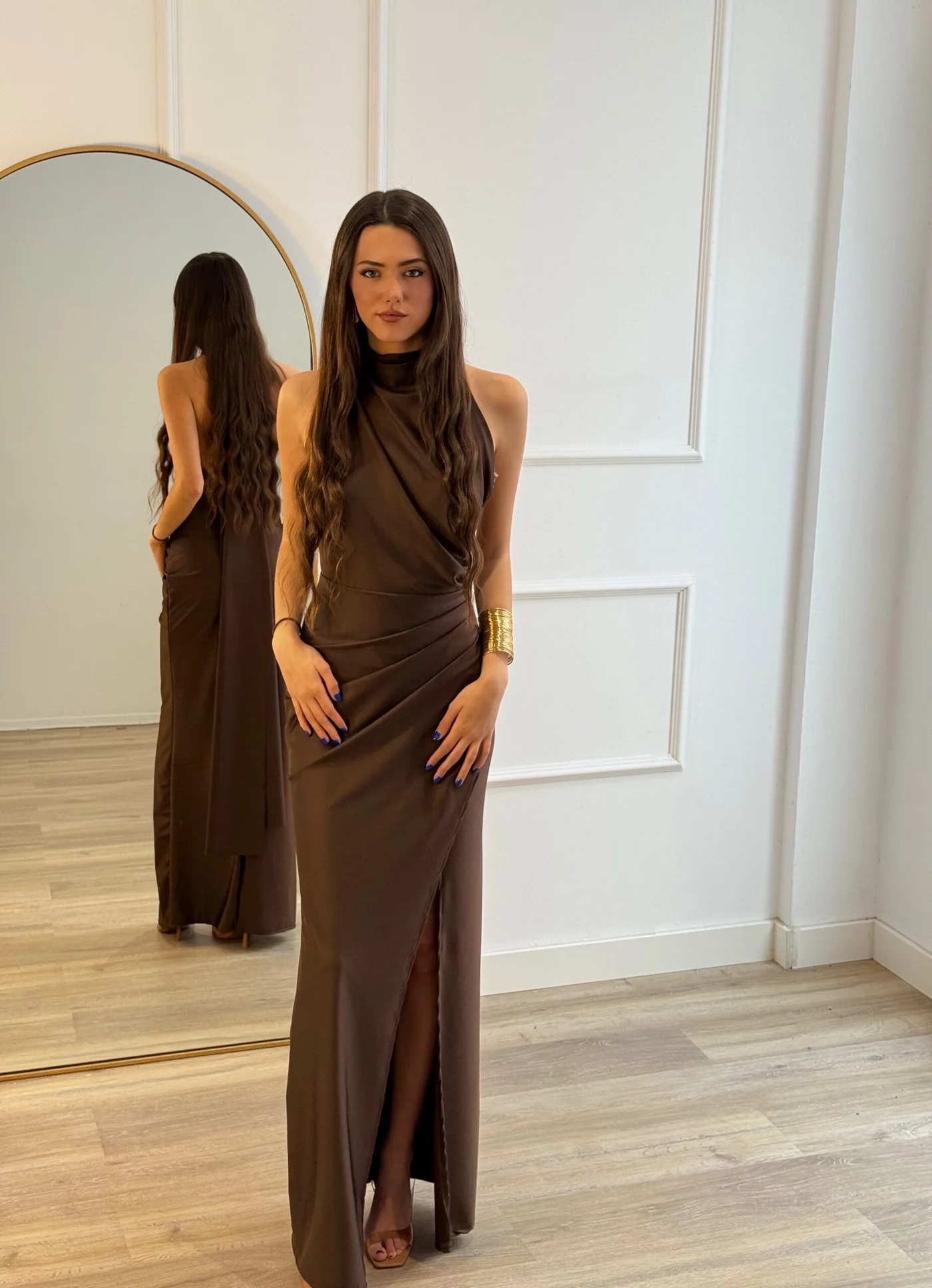 Vestido Saha Marrón
